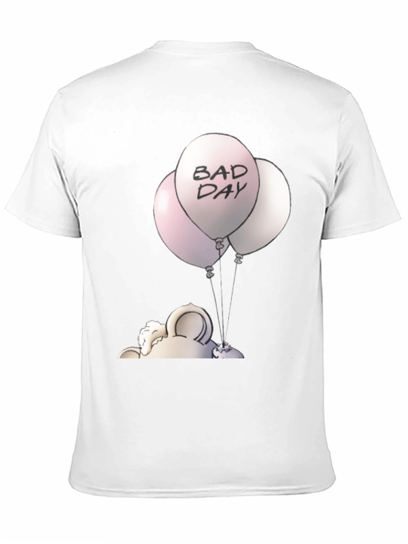 Bad Day Balloons Graphic Tee - Unisex Black T-Shirt