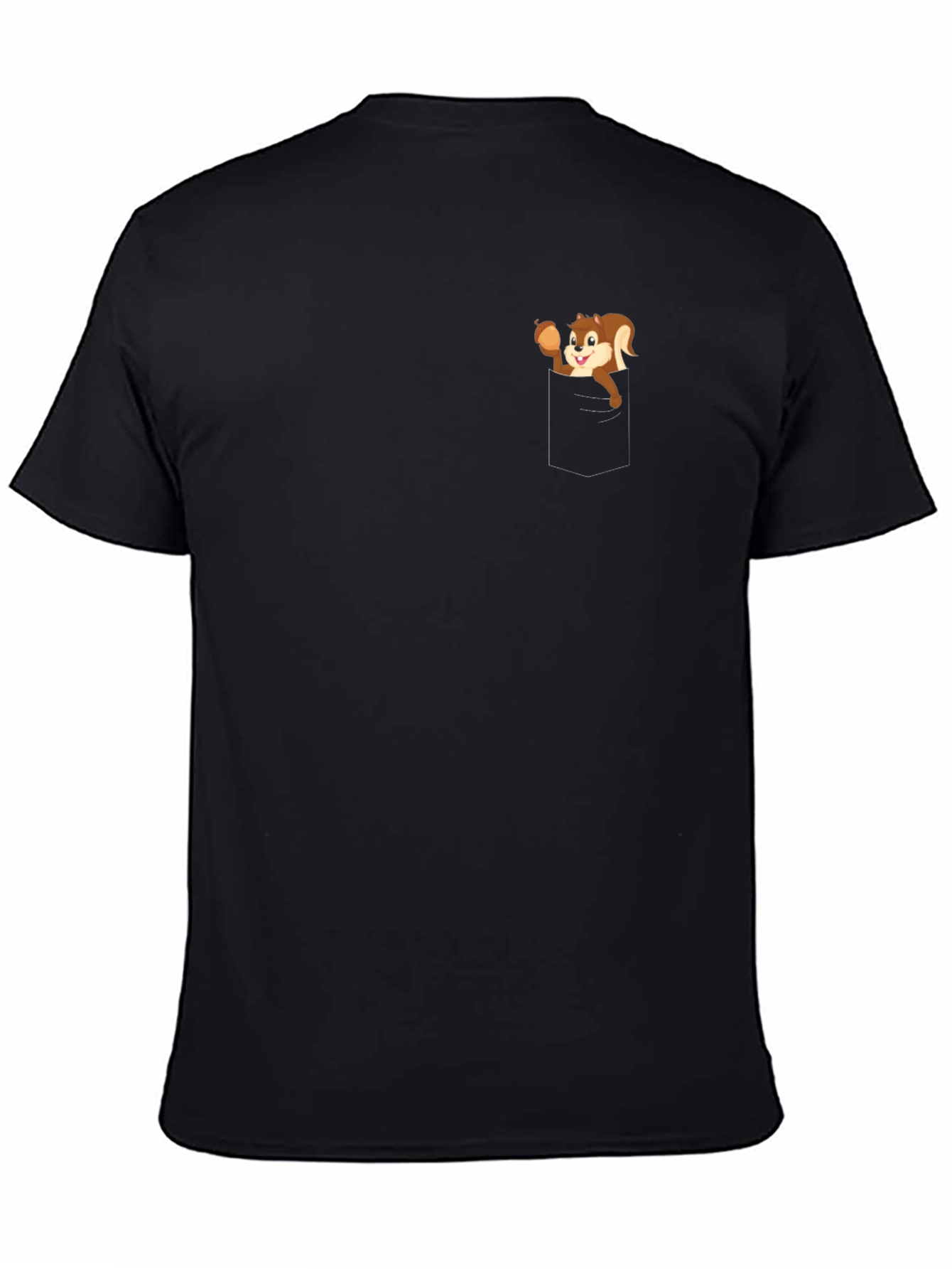 Squirrel Pocket T-Shirt - Fun Novelty Tee