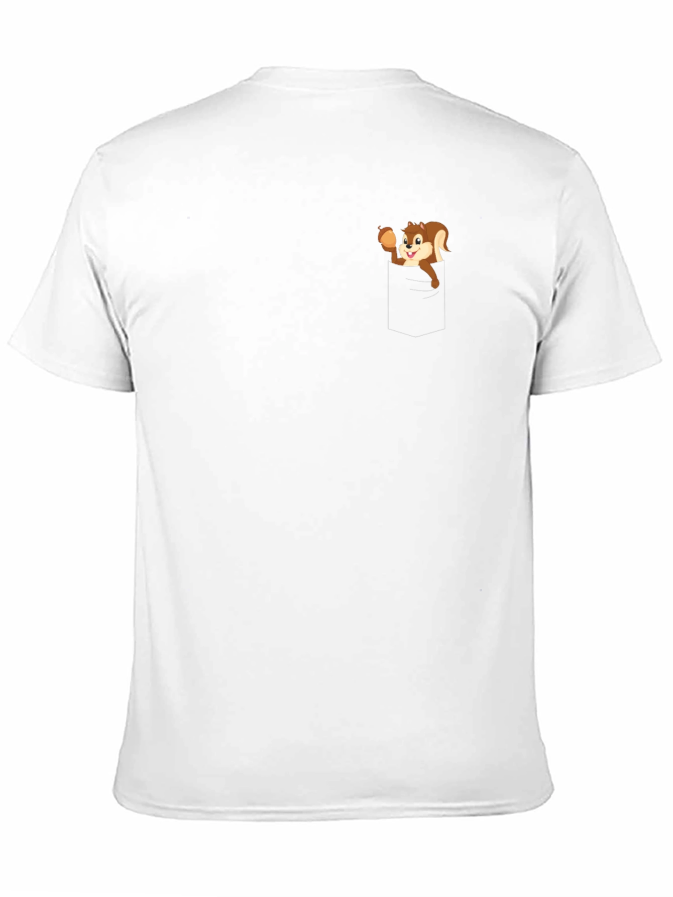Squirrel Pocket T-Shirt - Fun Novelty Tee