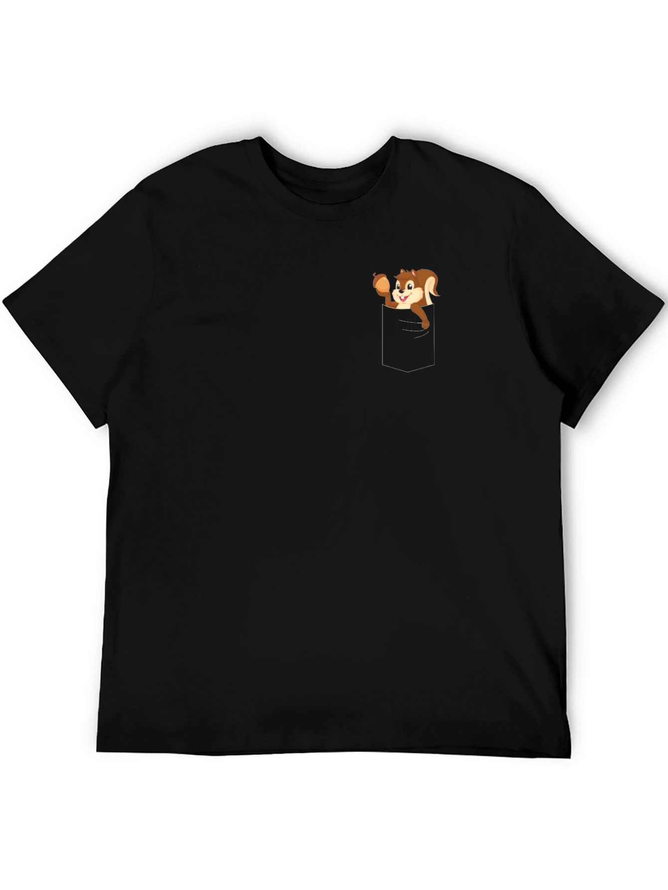 Squirrel Pocket T-Shirt - Fun Novelty Tee