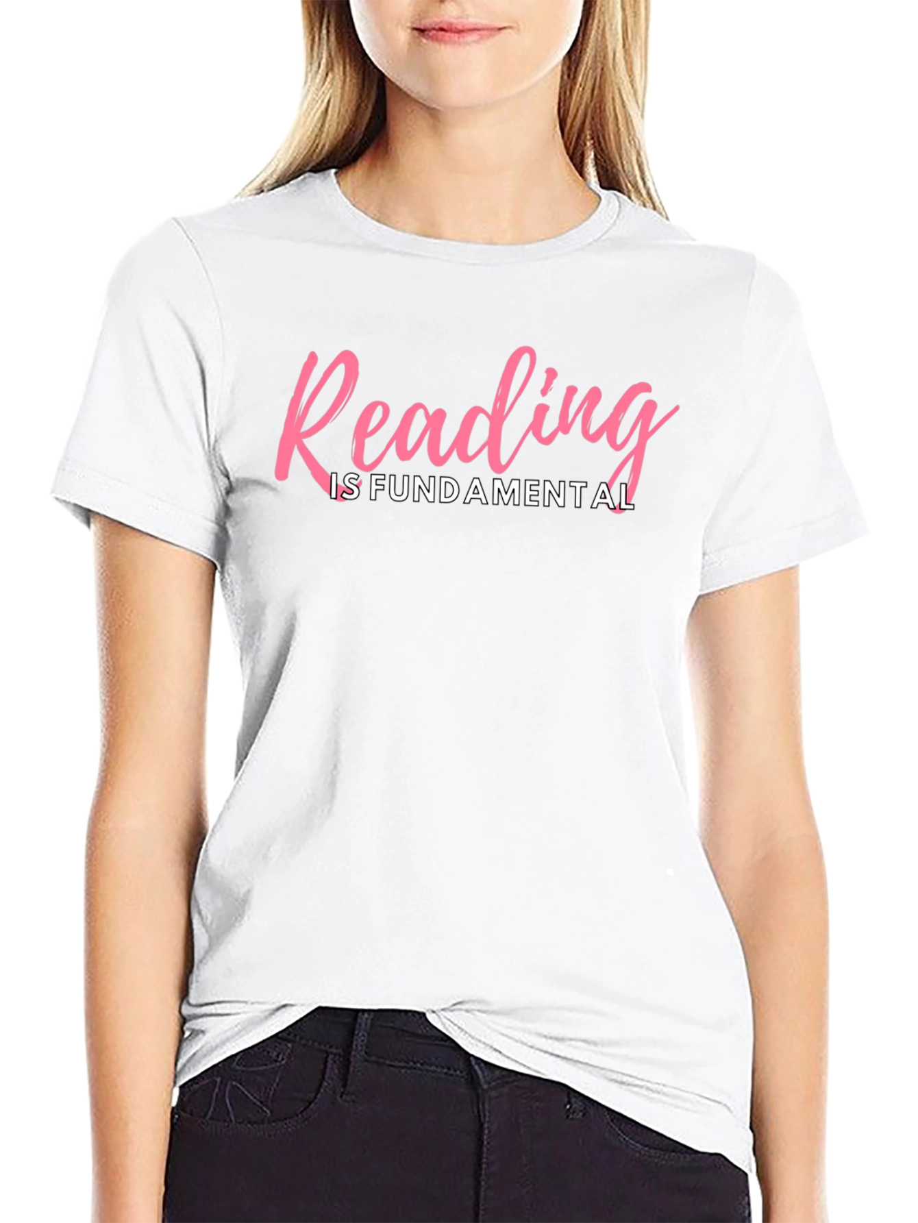 Reading is Fundamental Black T-Shirt