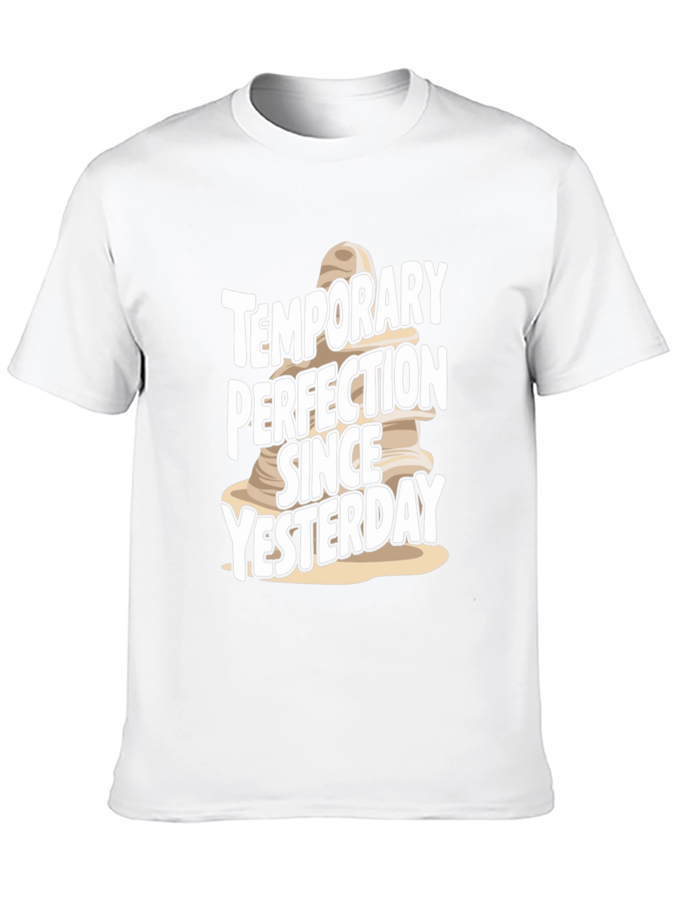 Temporary Perfection T-Shirt - Black Cotton Tee