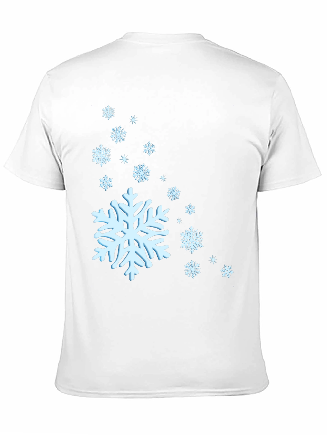 Snowflake Graphic Black T-Shirt
