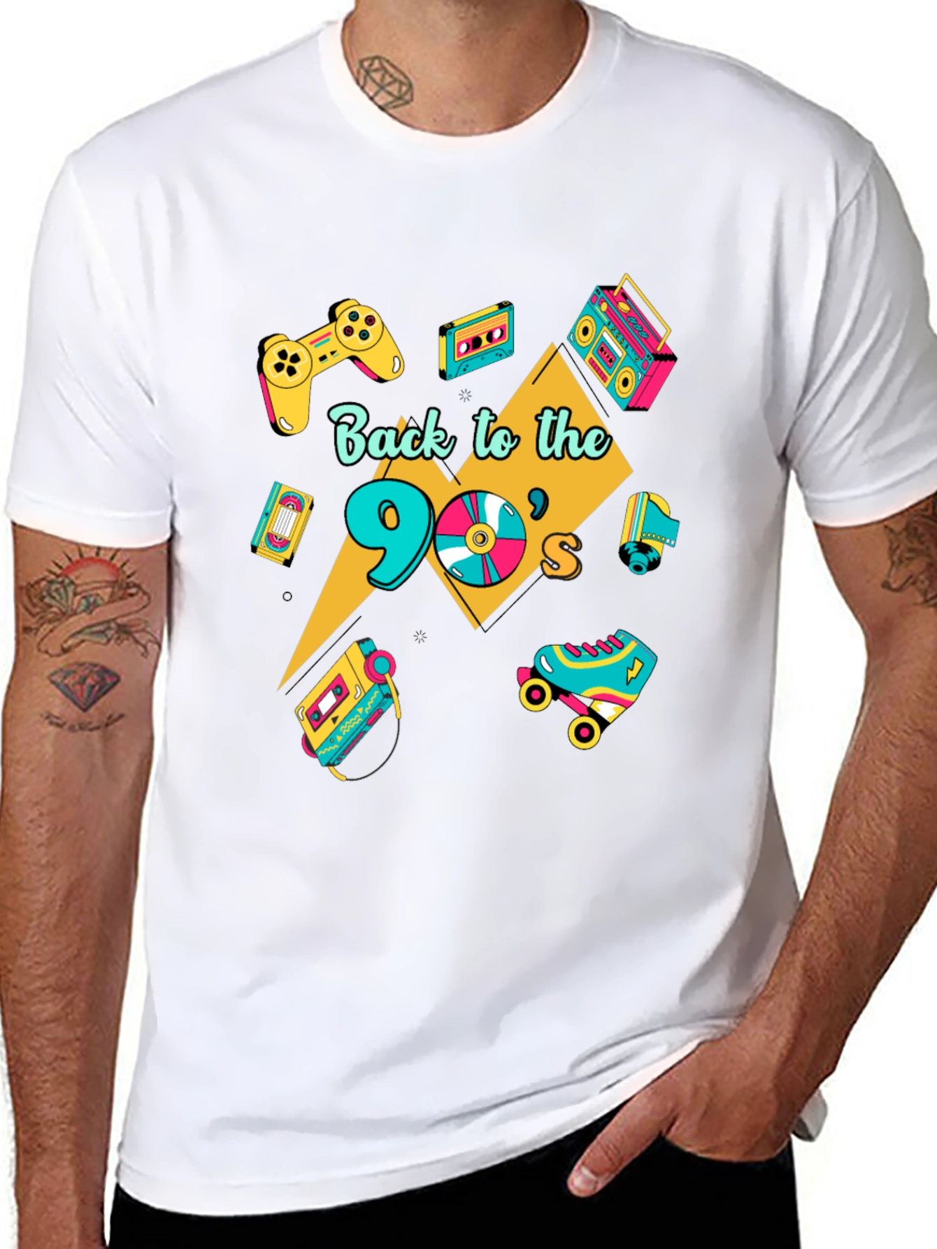 Back to the 90s Retro Graphic Tee