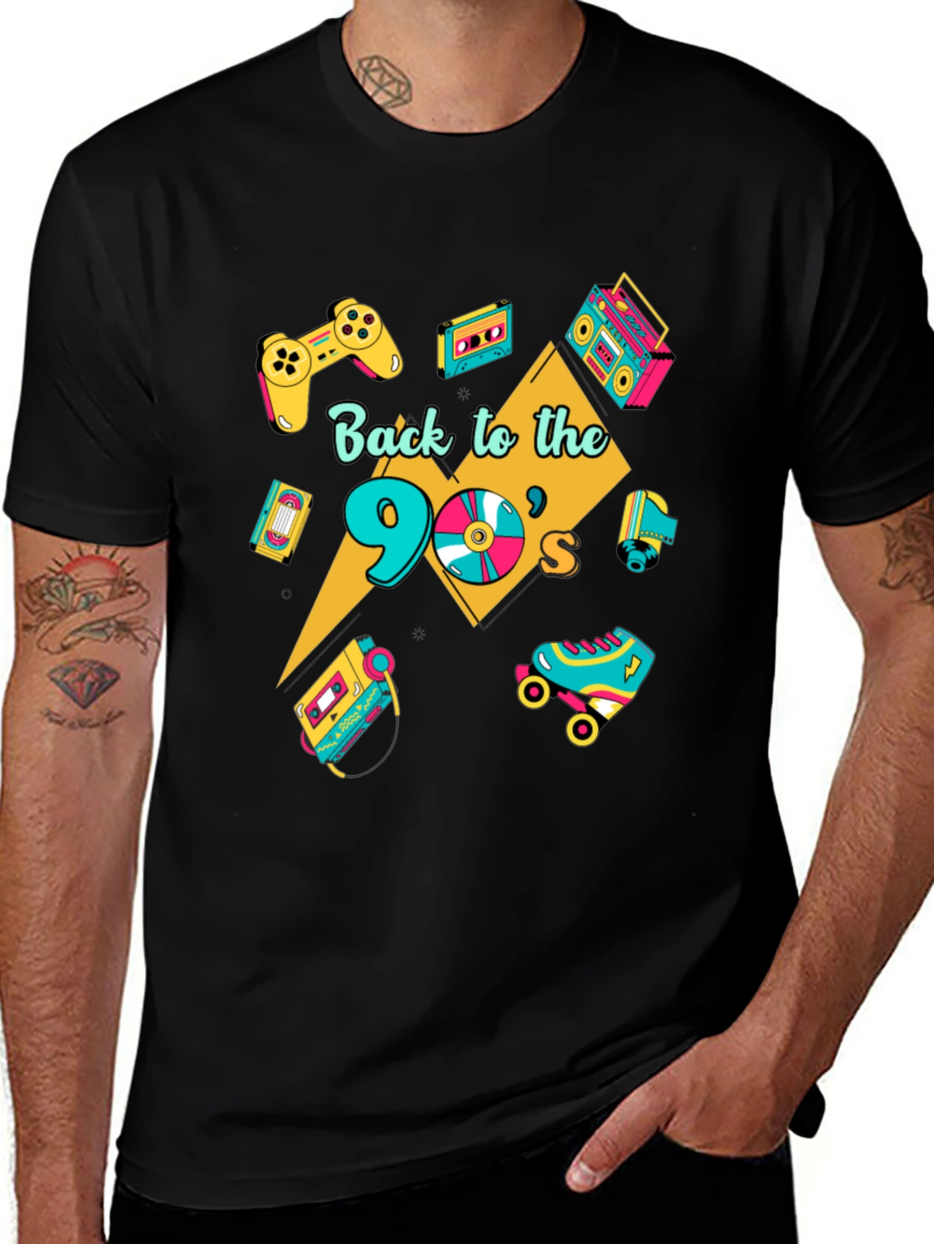 Back to the 90s Retro Graphic Tee