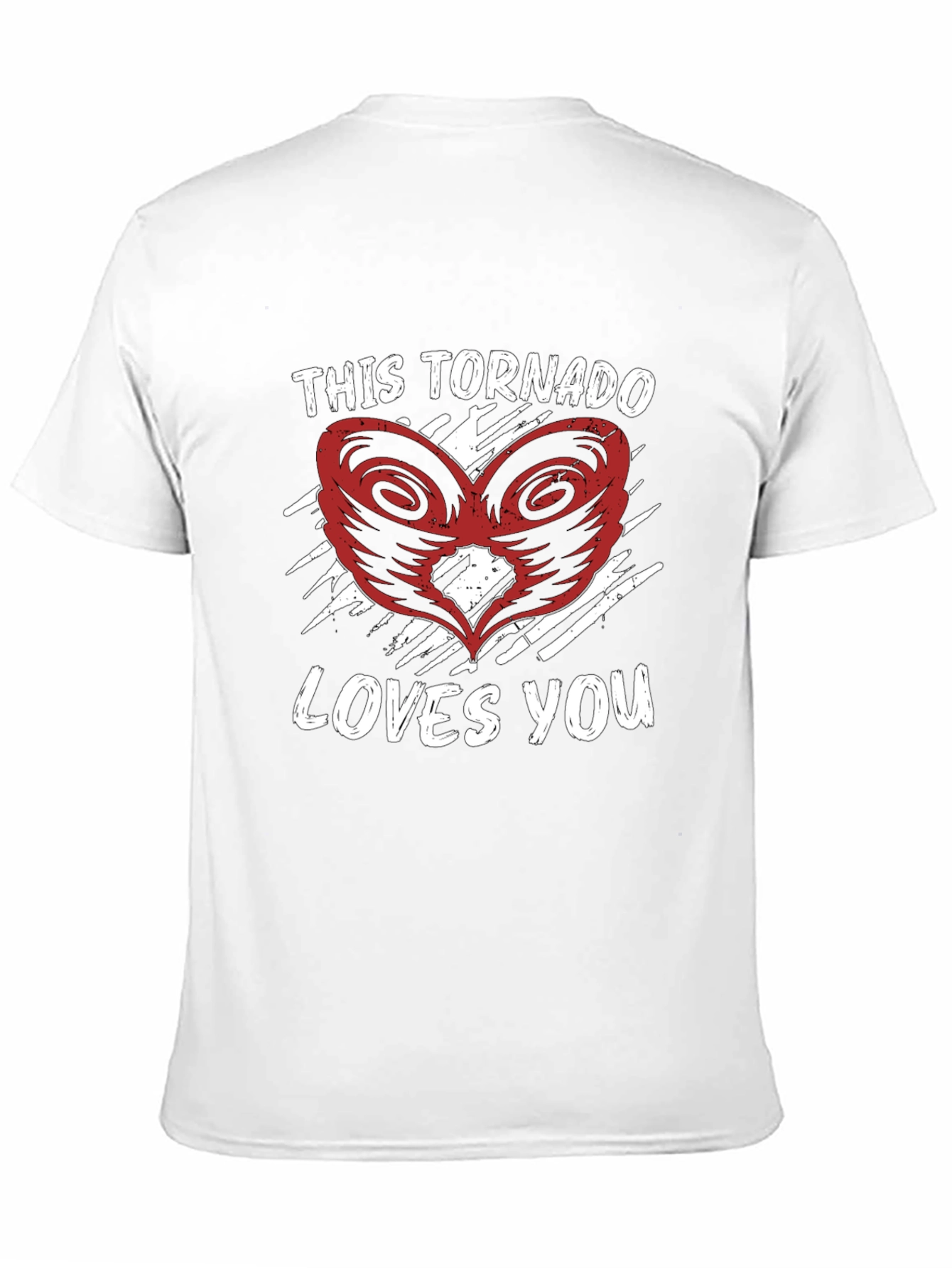This Tornado Loves You Novelty Graphic Tee