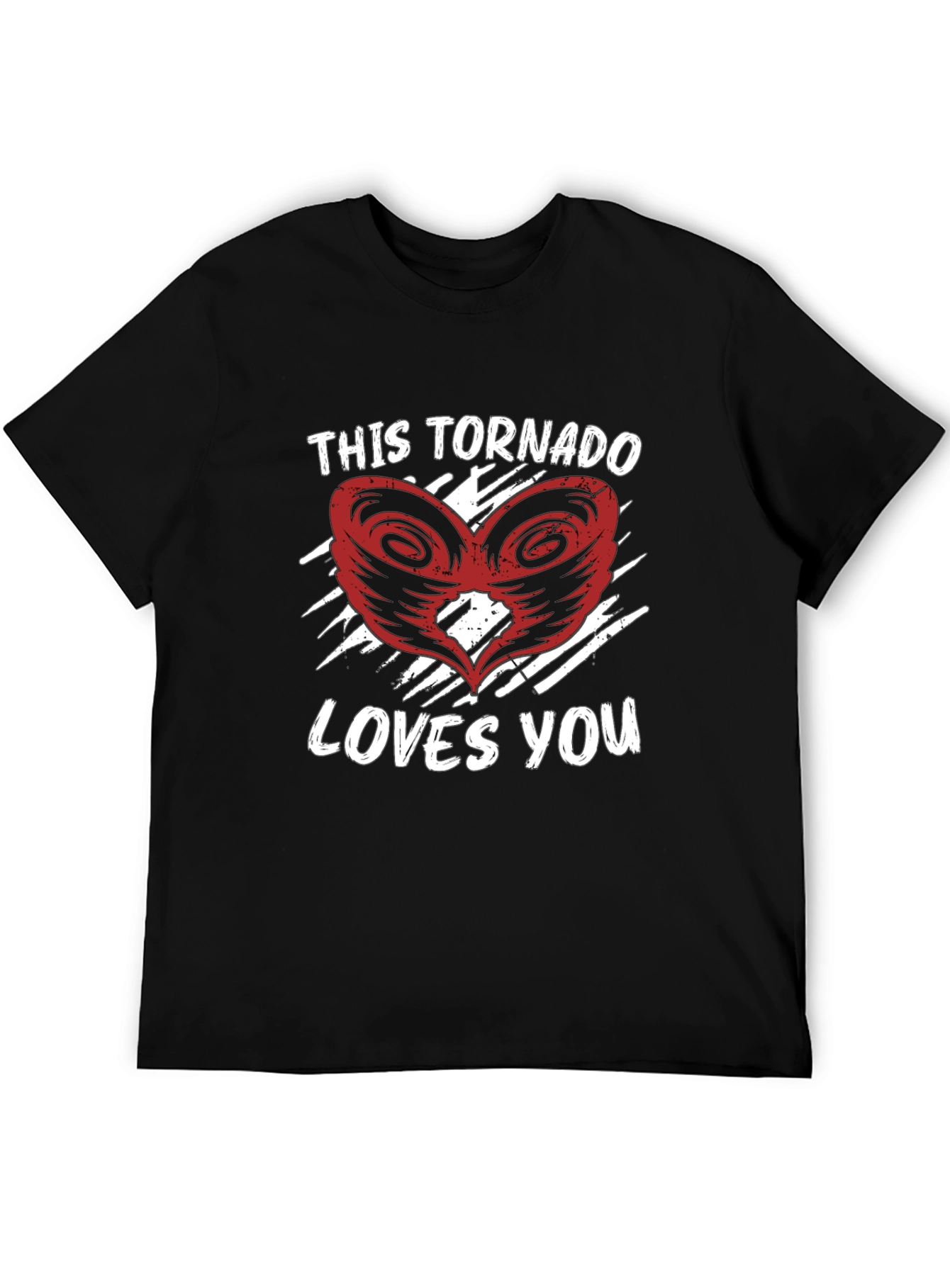 This Tornado Loves You Novelty Graphic Tee