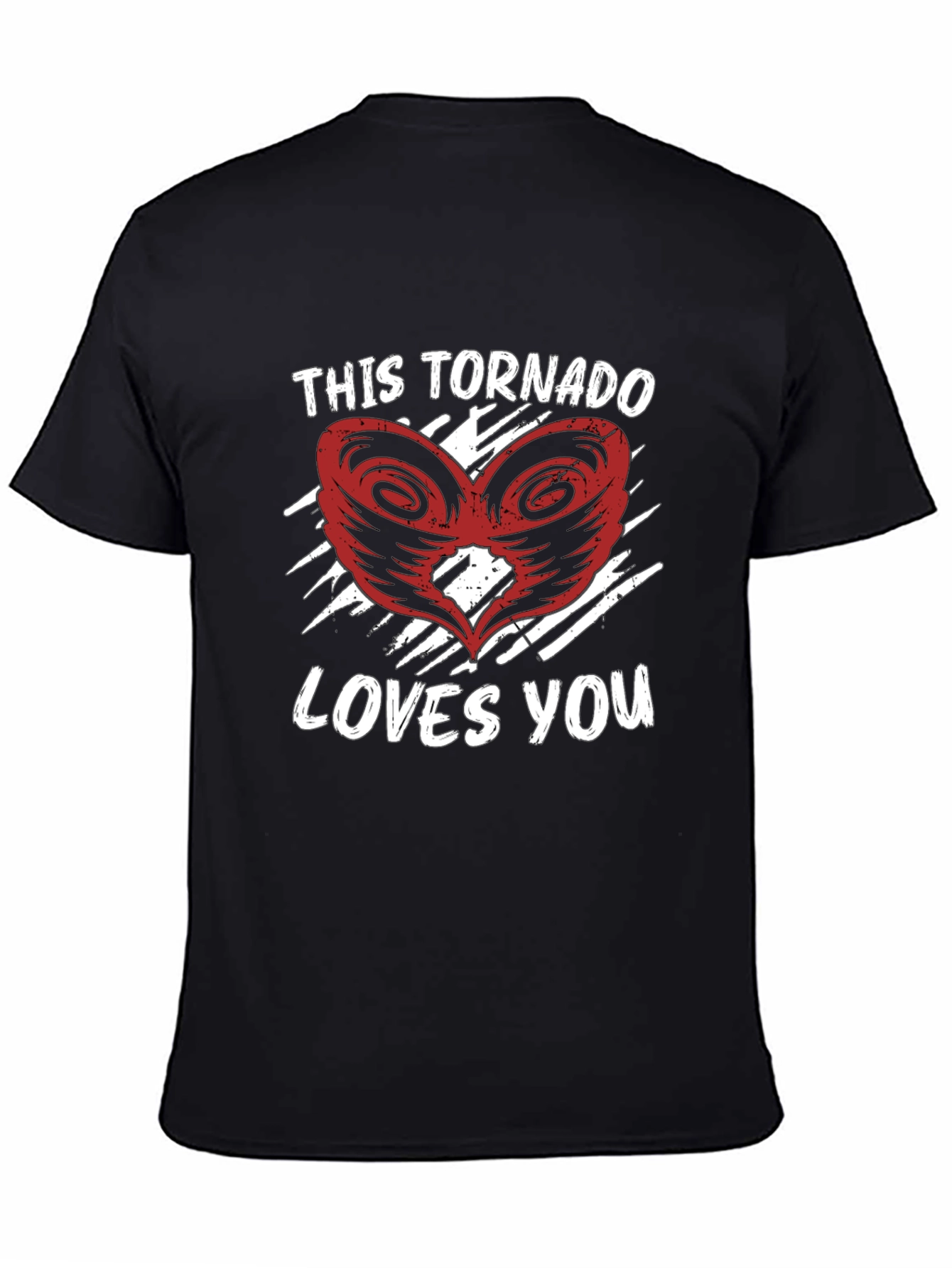 This Tornado Loves You Novelty Graphic Tee