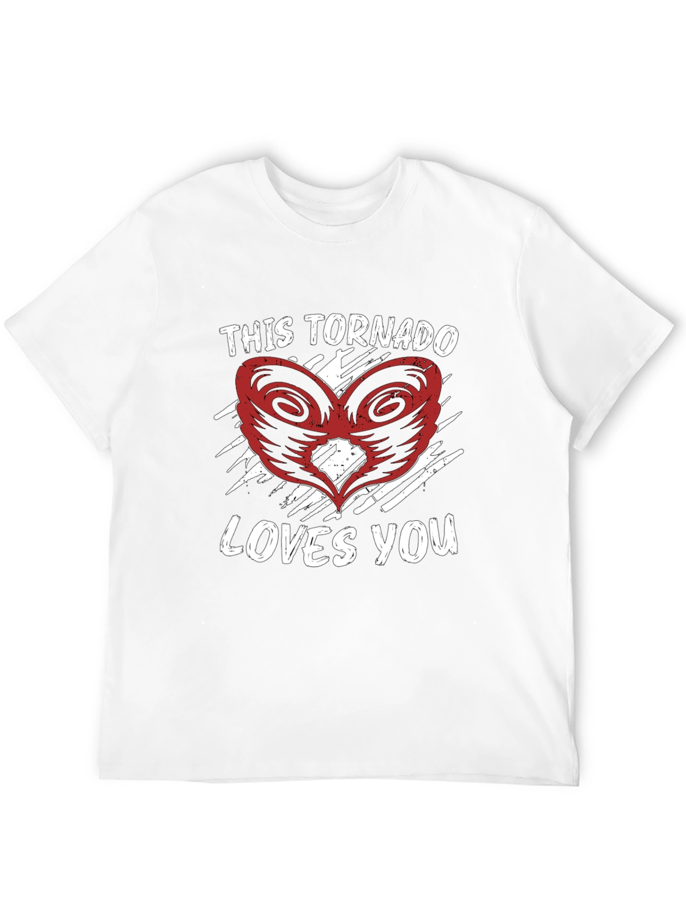 This Tornado Loves You Novelty Graphic Tee