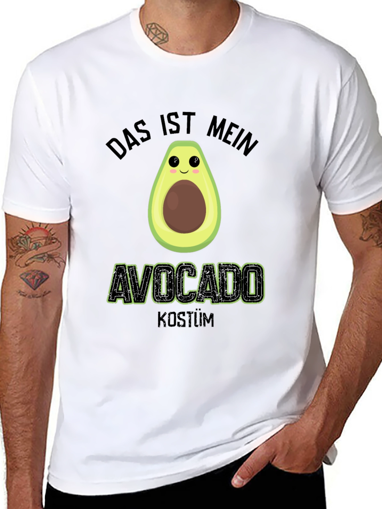Avocado Costume Graphic T-Shirt