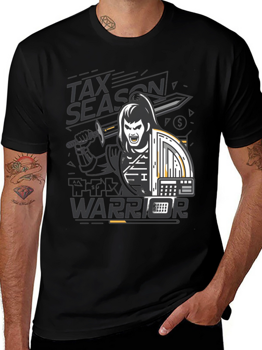 Tax Season Warrior Graphic T-Shirt