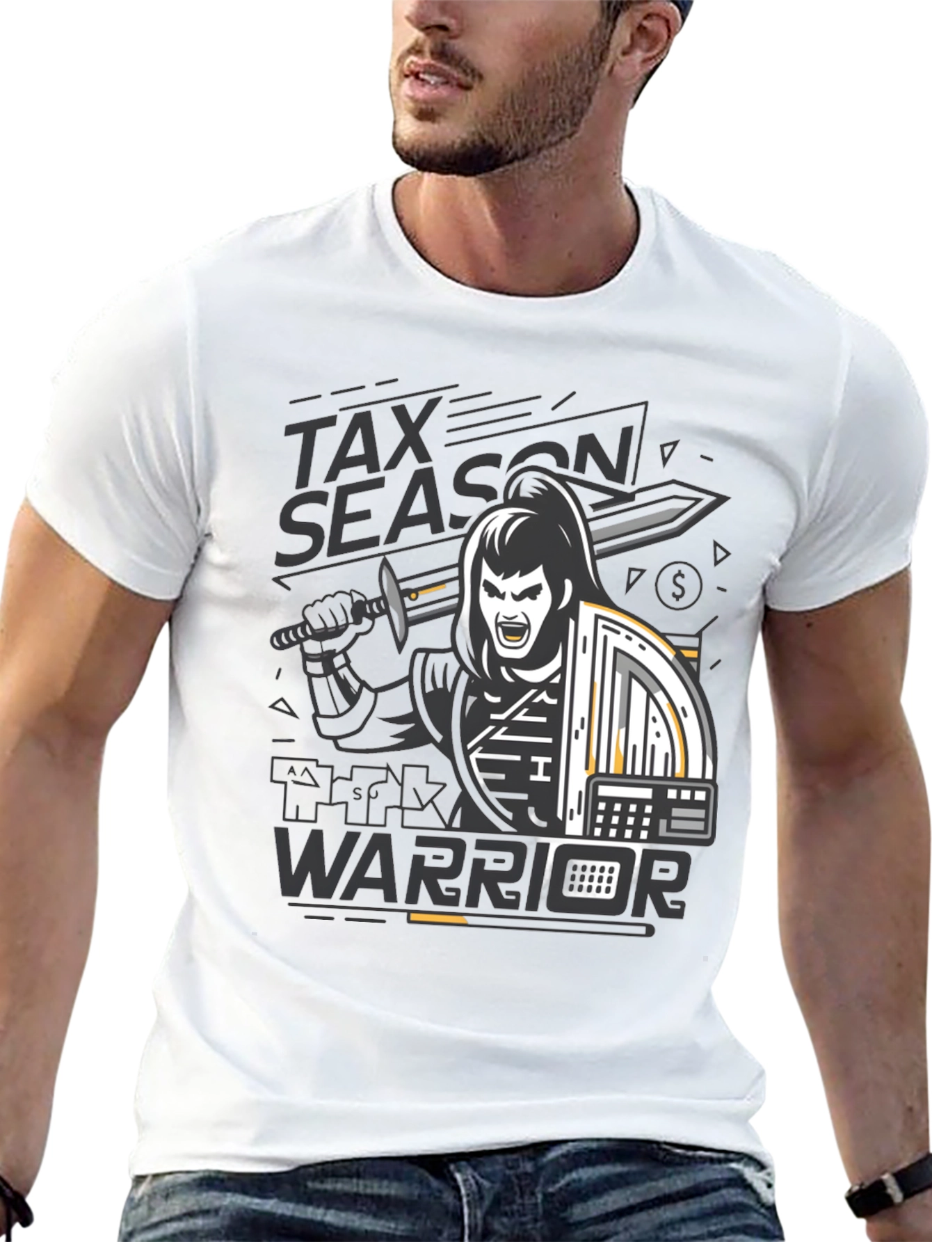 Tax Season Warrior Graphic T-Shirt