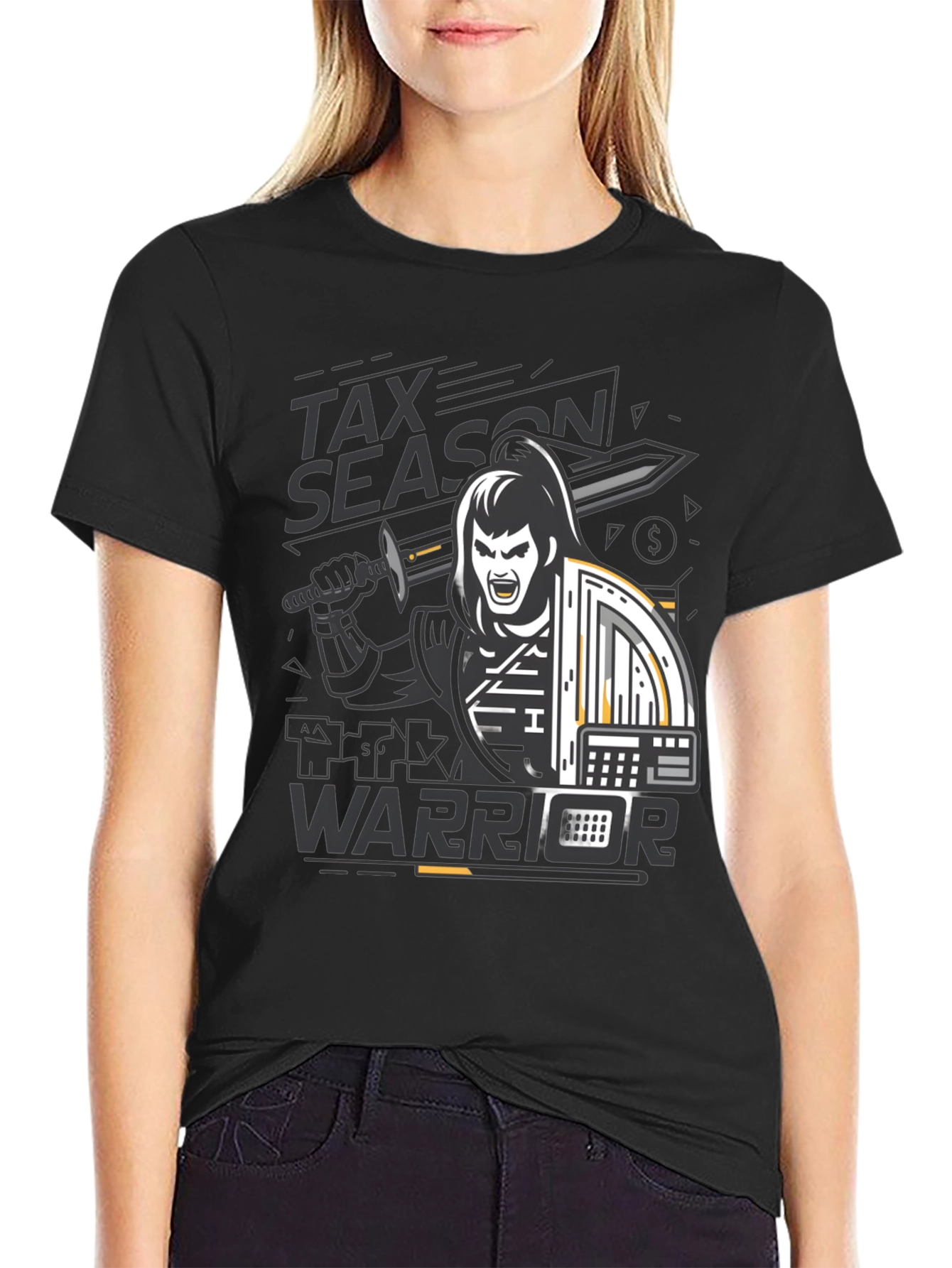 Tax Season Warrior Graphic T-Shirt