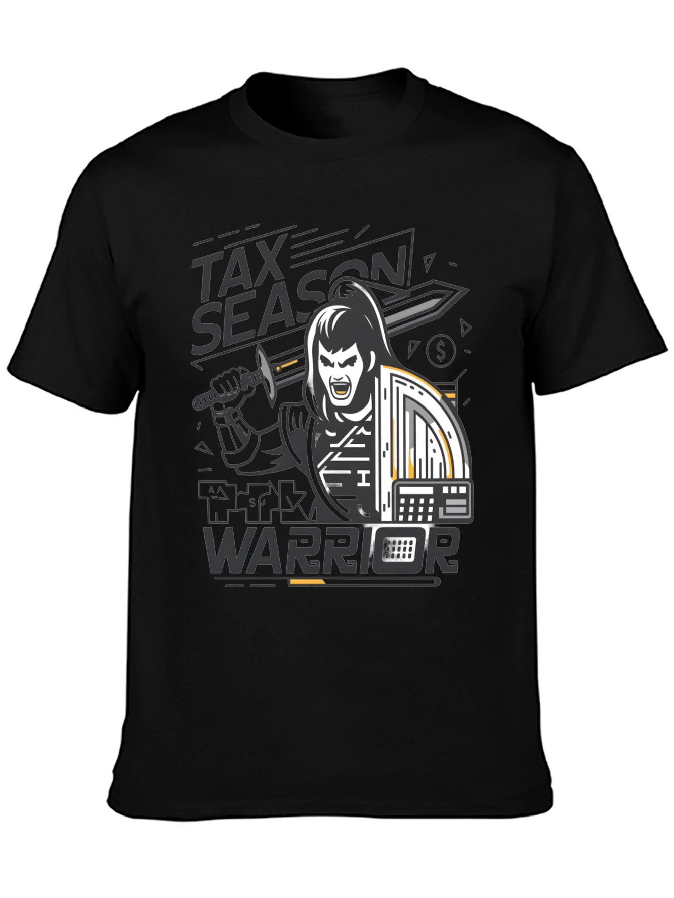 Tax Season Warrior Graphic T-Shirt