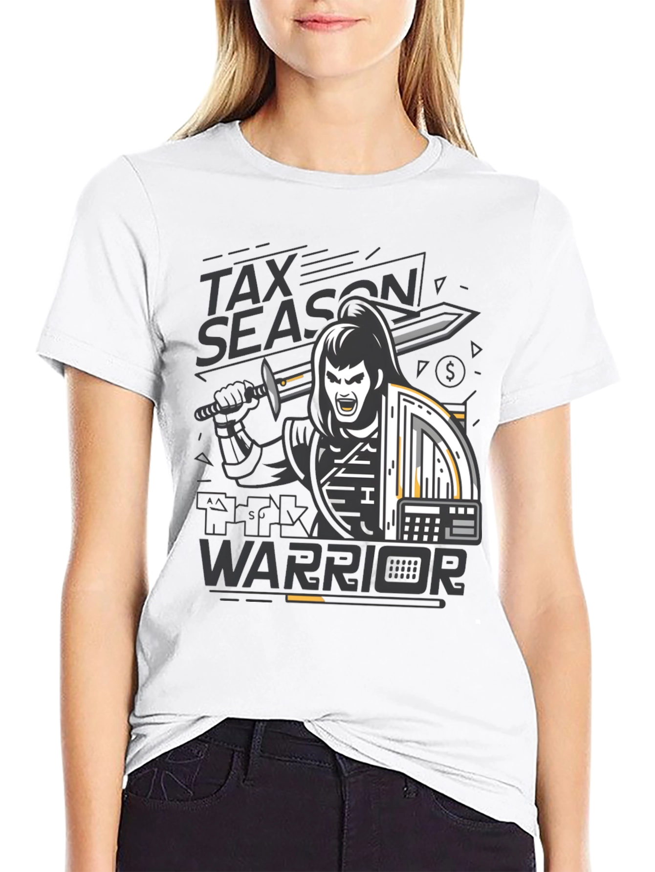 Tax Season Warrior Graphic T-Shirt