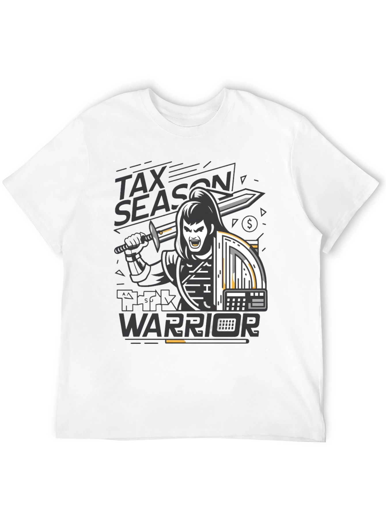 Tax Season Warrior Graphic T-Shirt