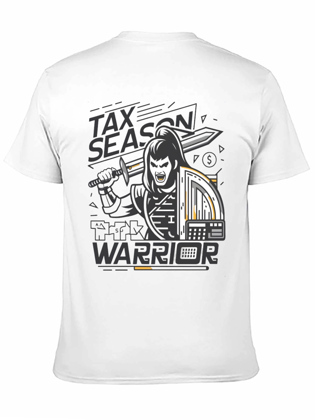 Tax Season Warrior Graphic T-Shirt