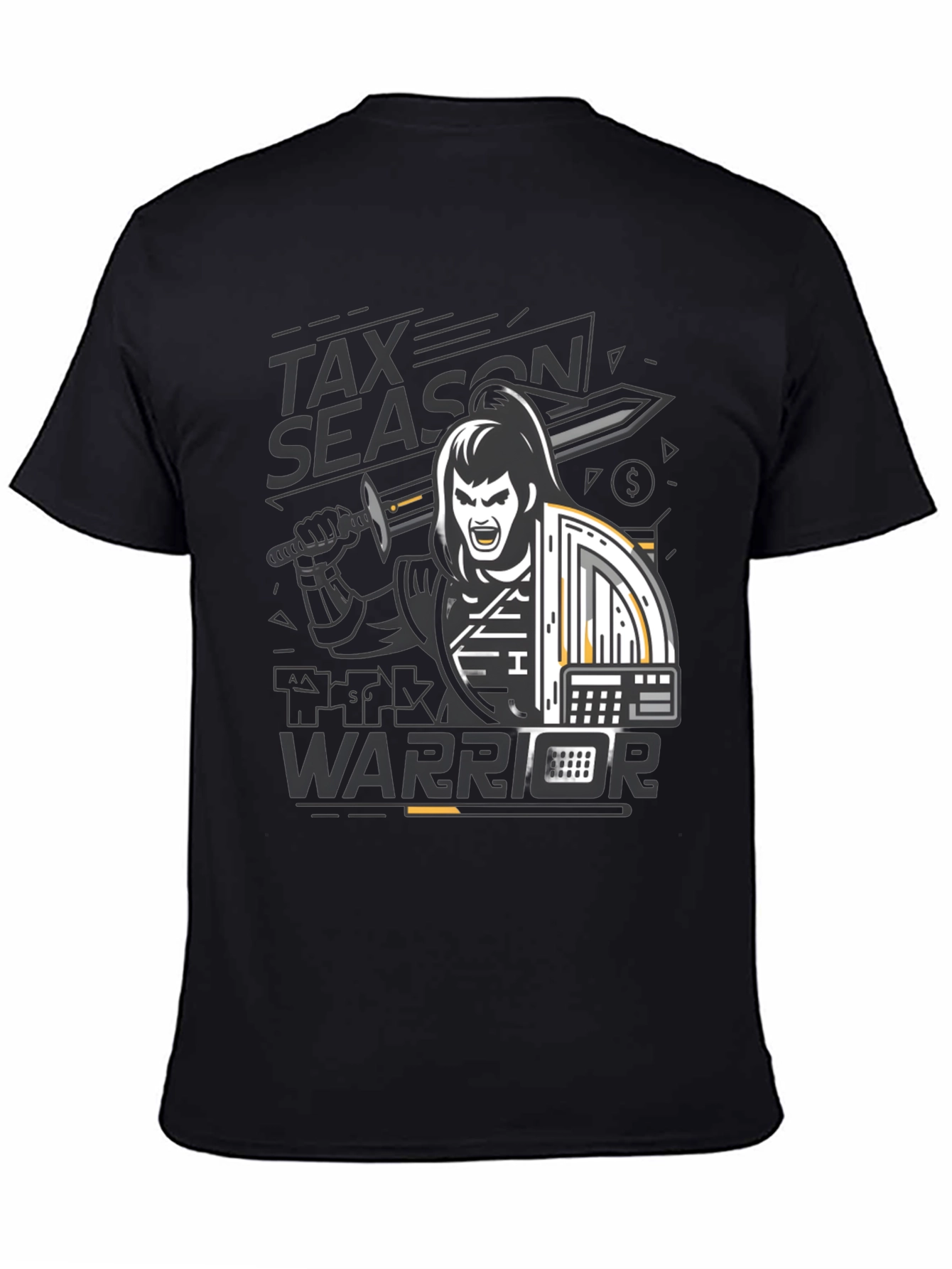 Tax Season Warrior Graphic T-Shirt