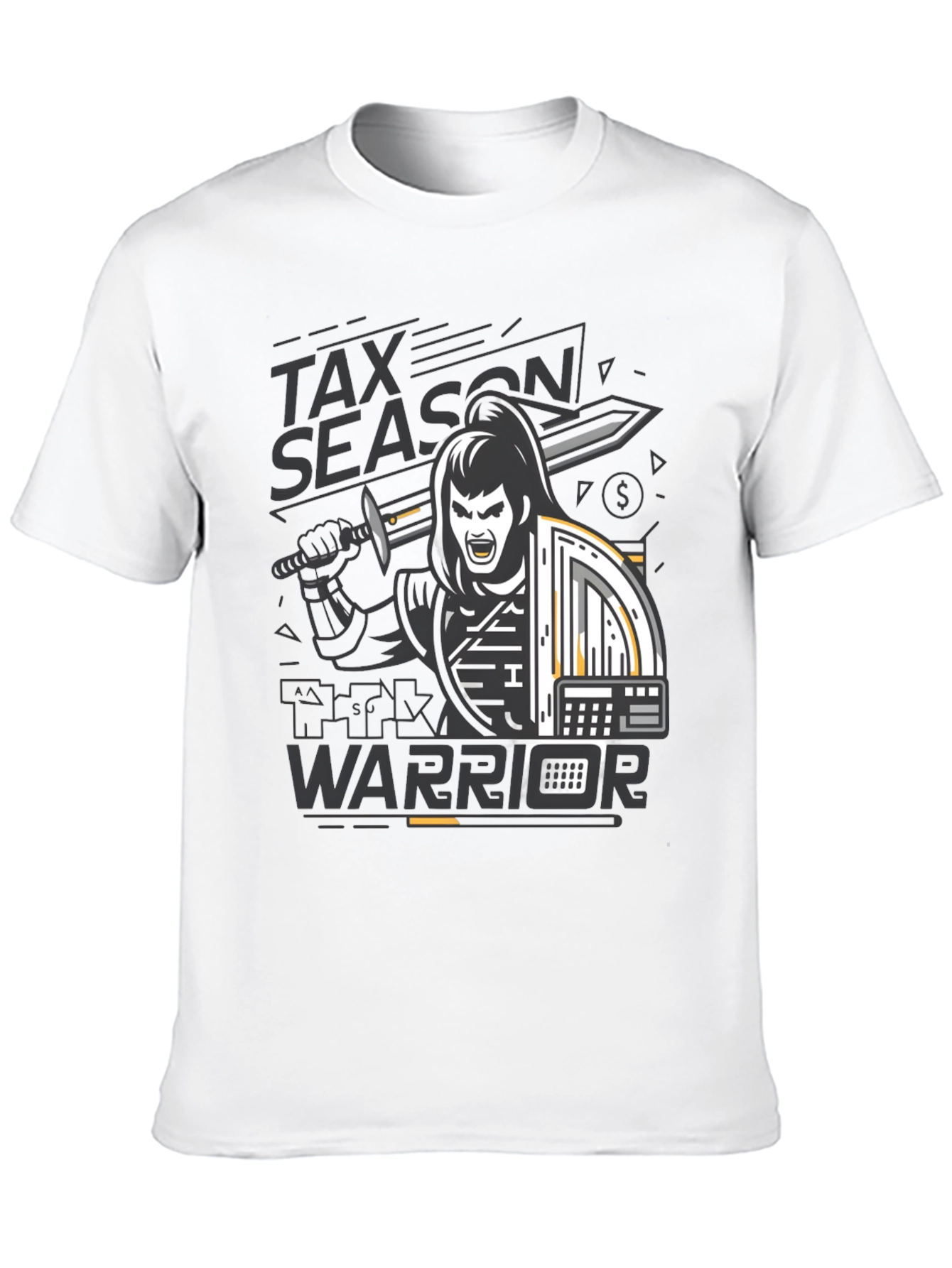 Tax Season Warrior Graphic T-Shirt