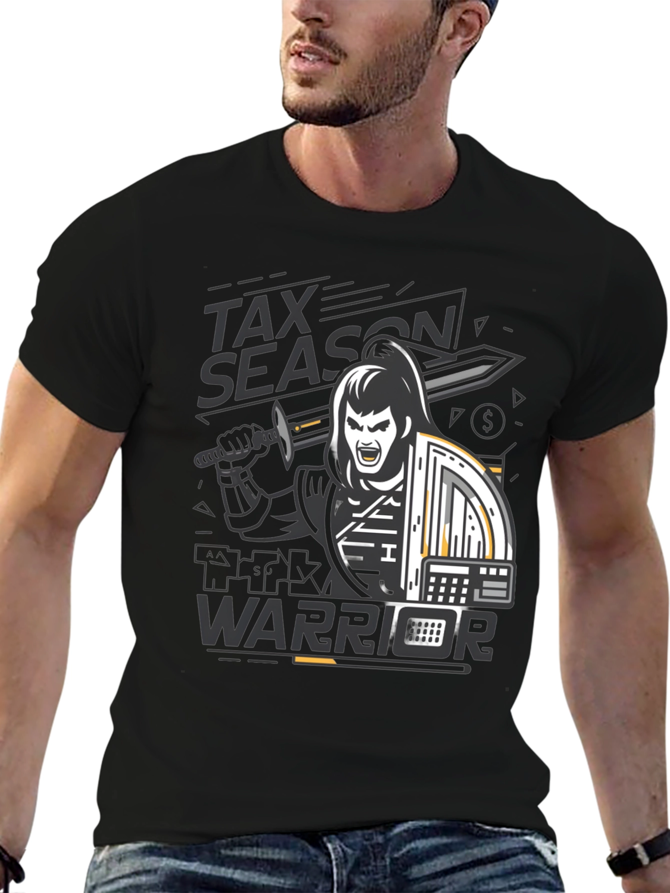 Tax Season Warrior Graphic T-Shirt