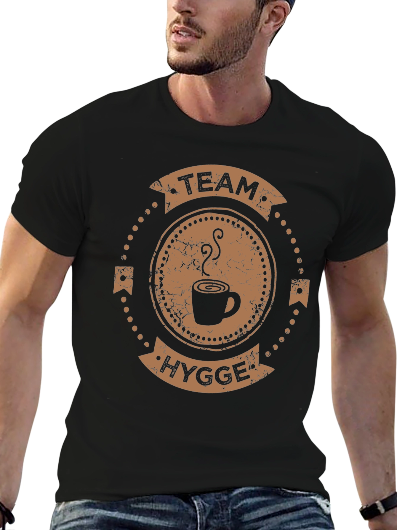 Team Hygge Coffee T-Shirt - Cozy & Stylish