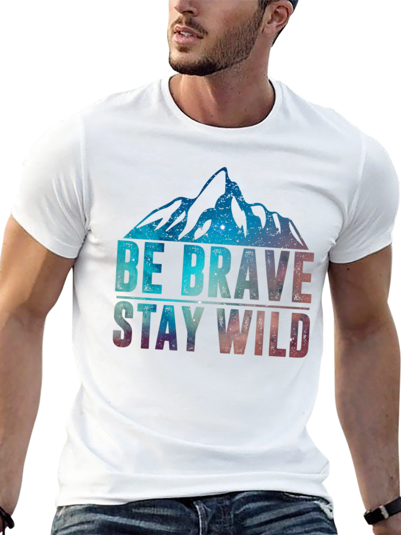 Be Brave Stay Wild Graphic Tee