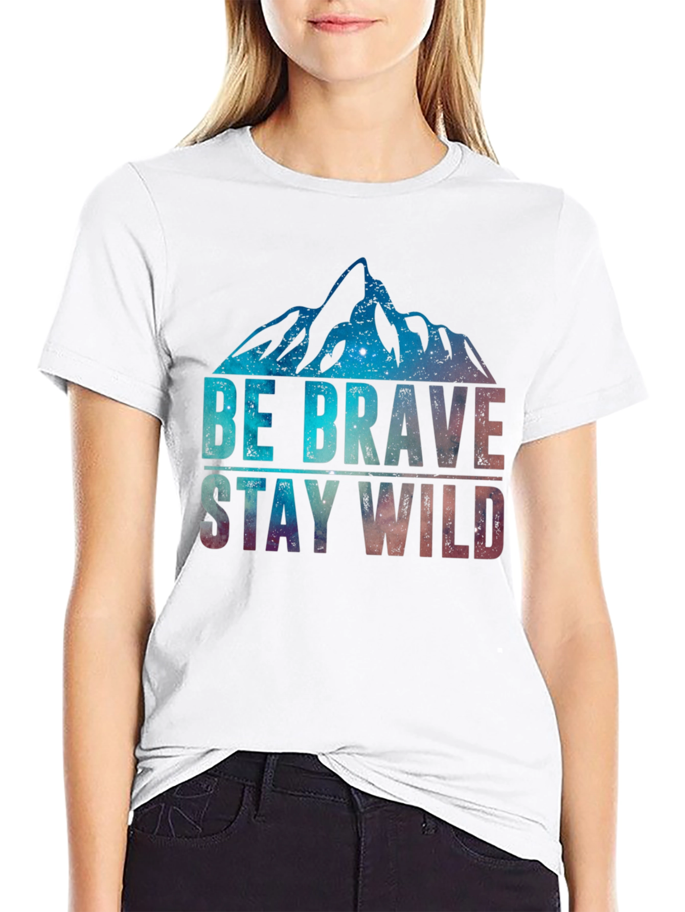 Be Brave Stay Wild Graphic Tee