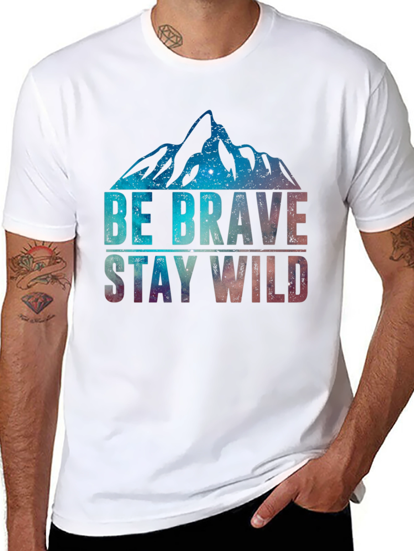 Be Brave Stay Wild Graphic Tee