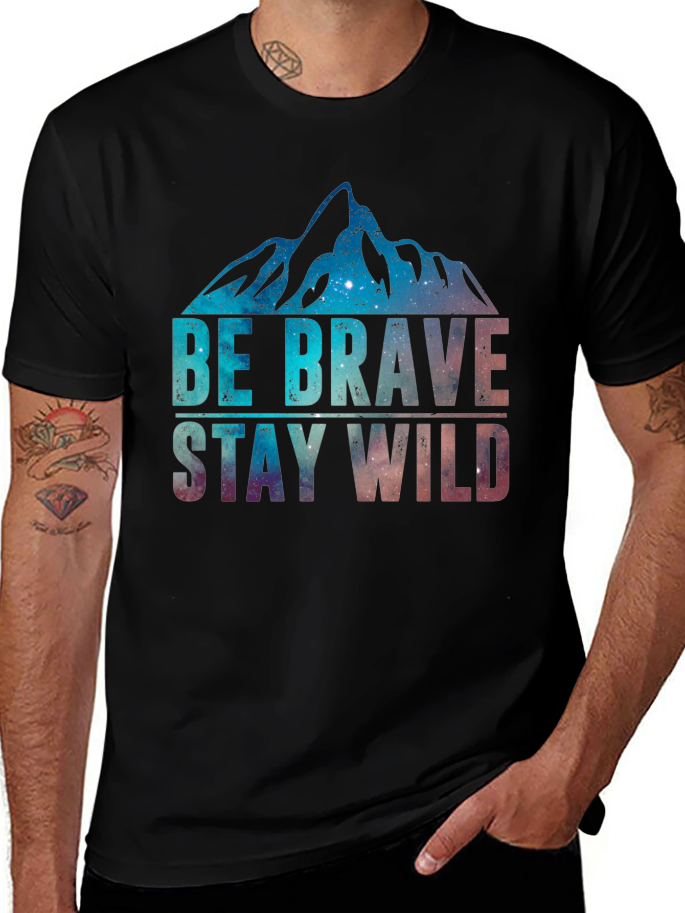 Be Brave Stay Wild Graphic Tee