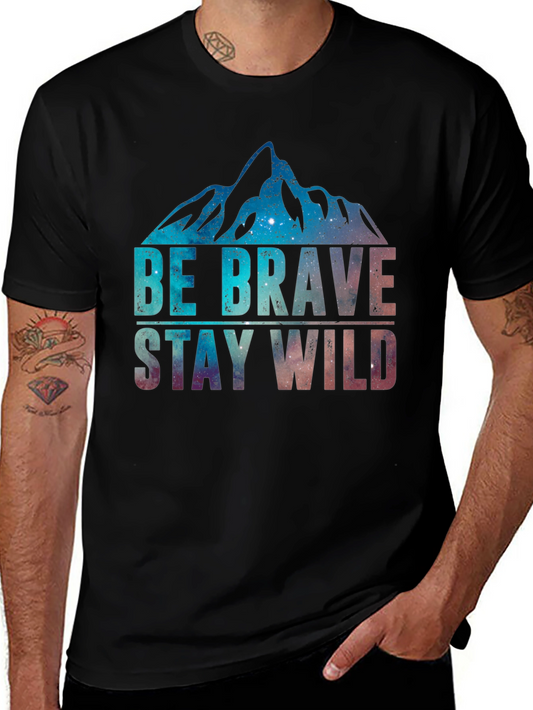 Be Brave Stay Wild Graphic Tee
