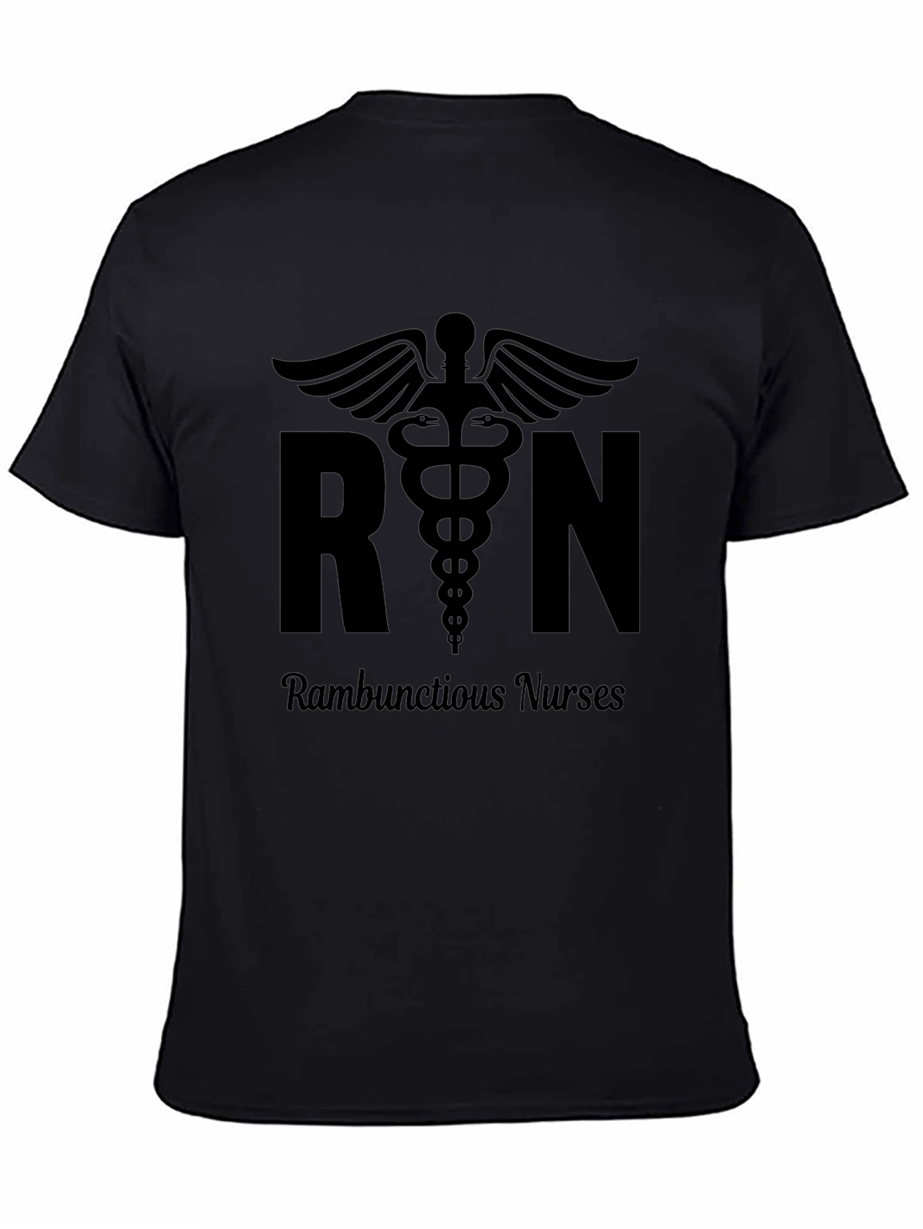 RN Rambunctious Nurses T-Shirt - Caduceus Design