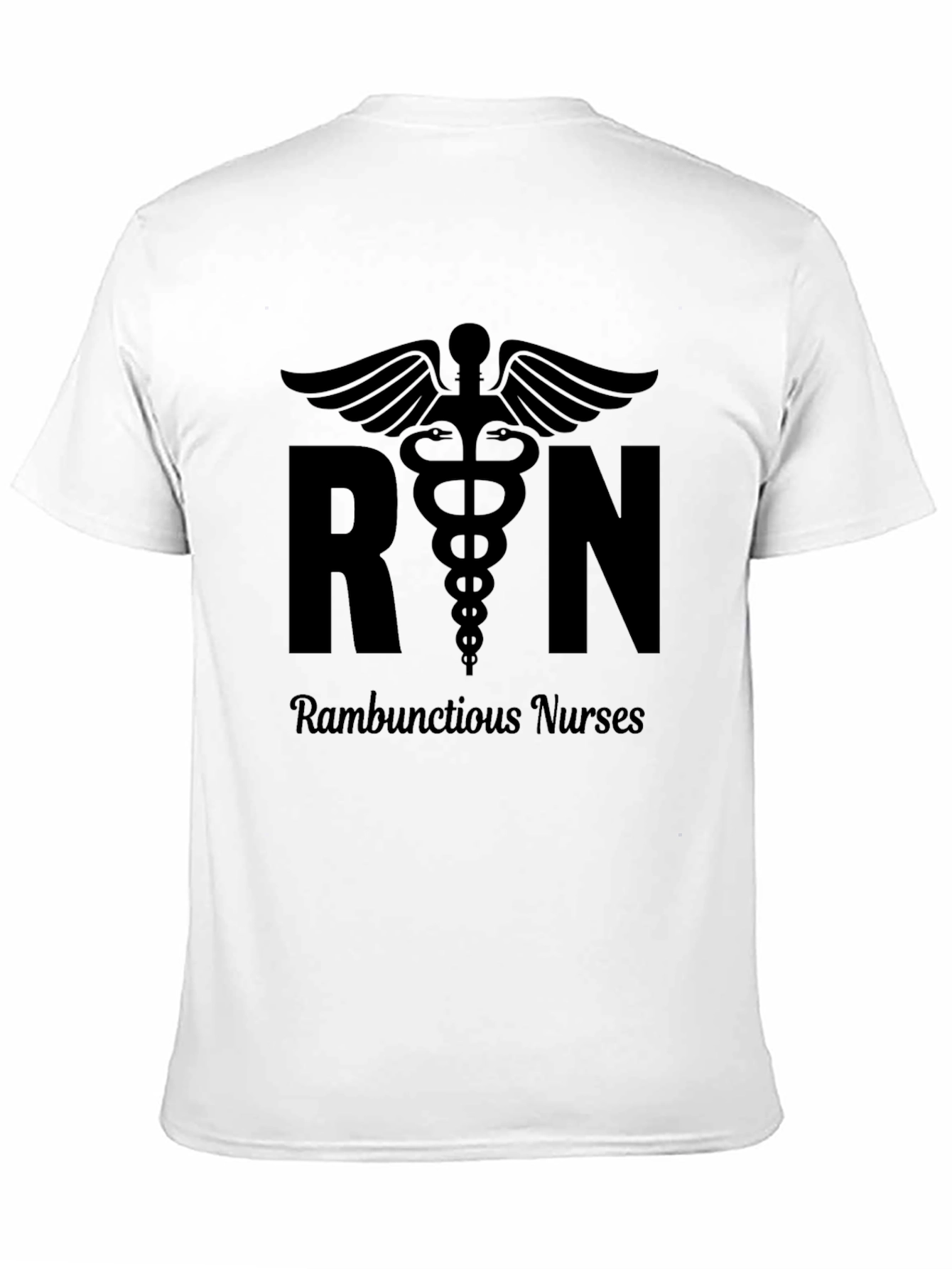 RN Rambunctious Nurses T-Shirt - Caduceus Design