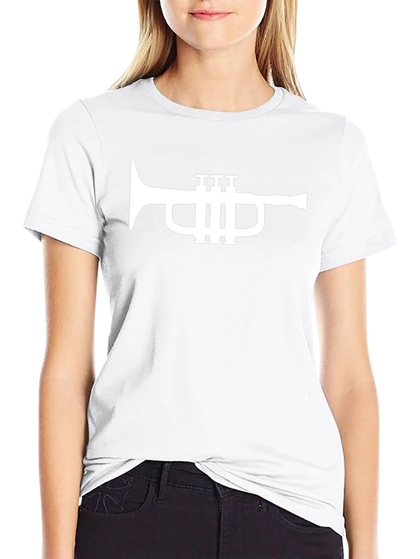 Trumpet Graphic Tee - Music Lovers T-Shirt