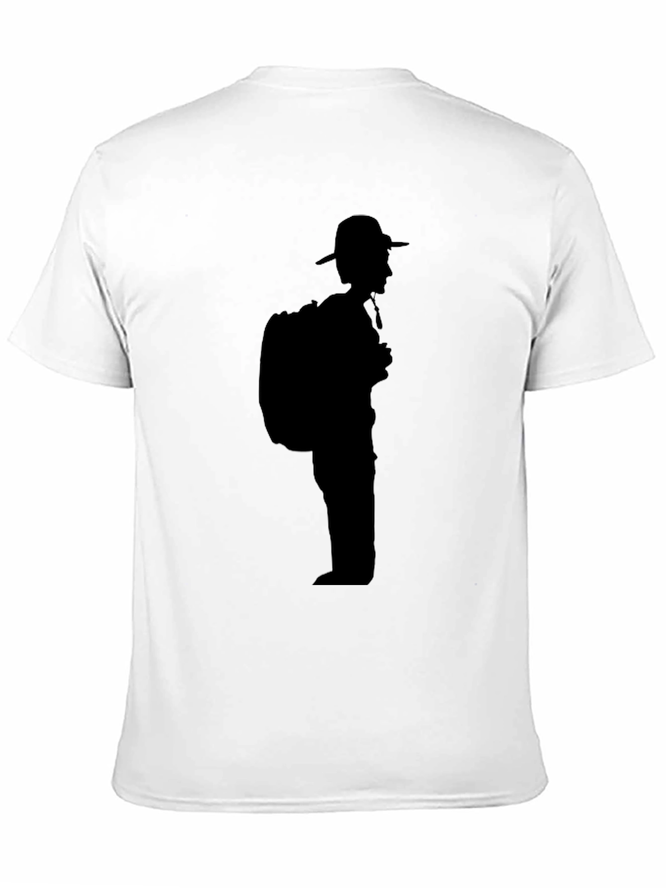 Black Hiker Silhouette T-Shirt