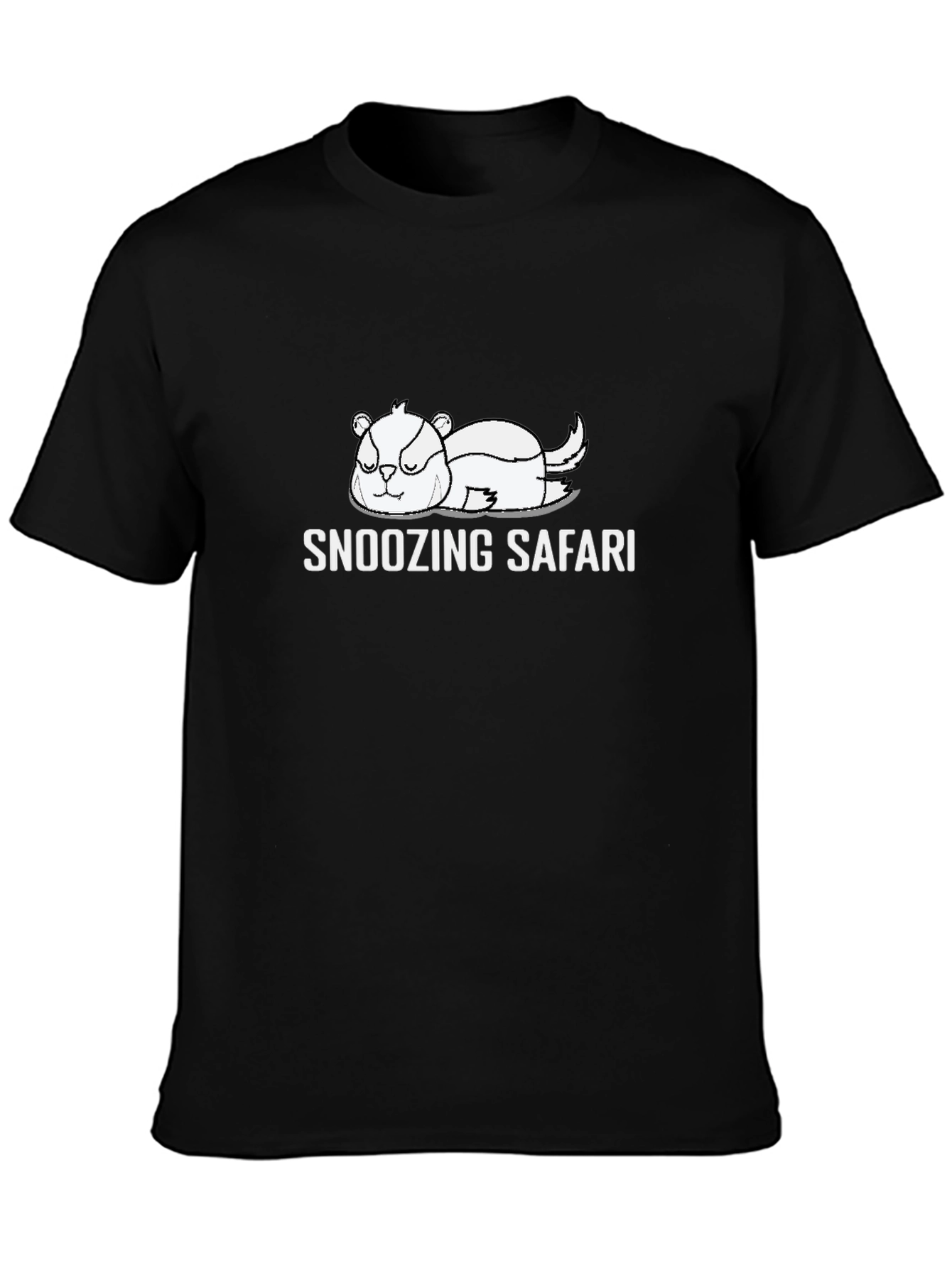 Snoozing Safari Graphic Tee - Relaxed Fit