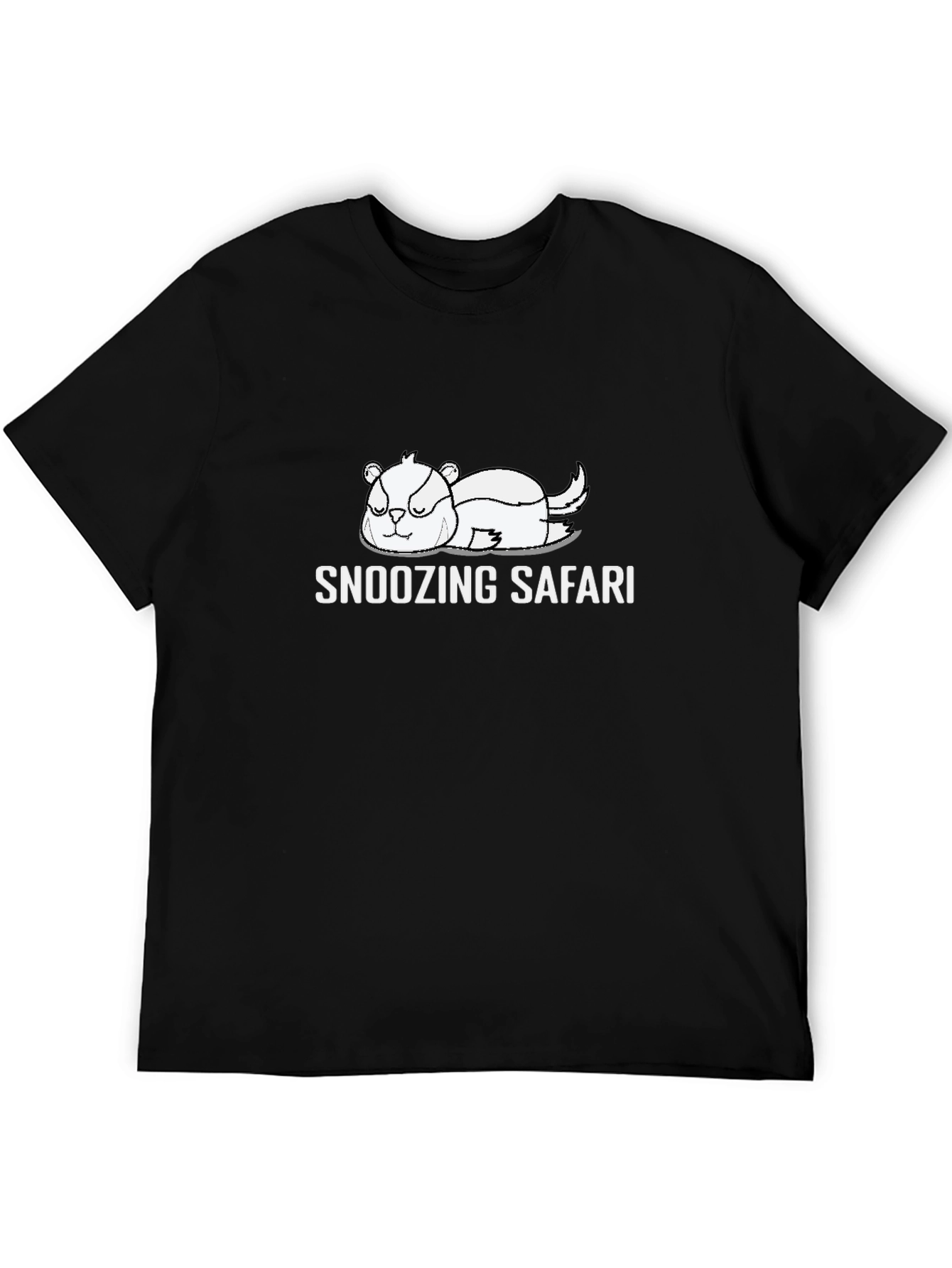 Snoozing Safari Graphic Tee - Relaxed Fit