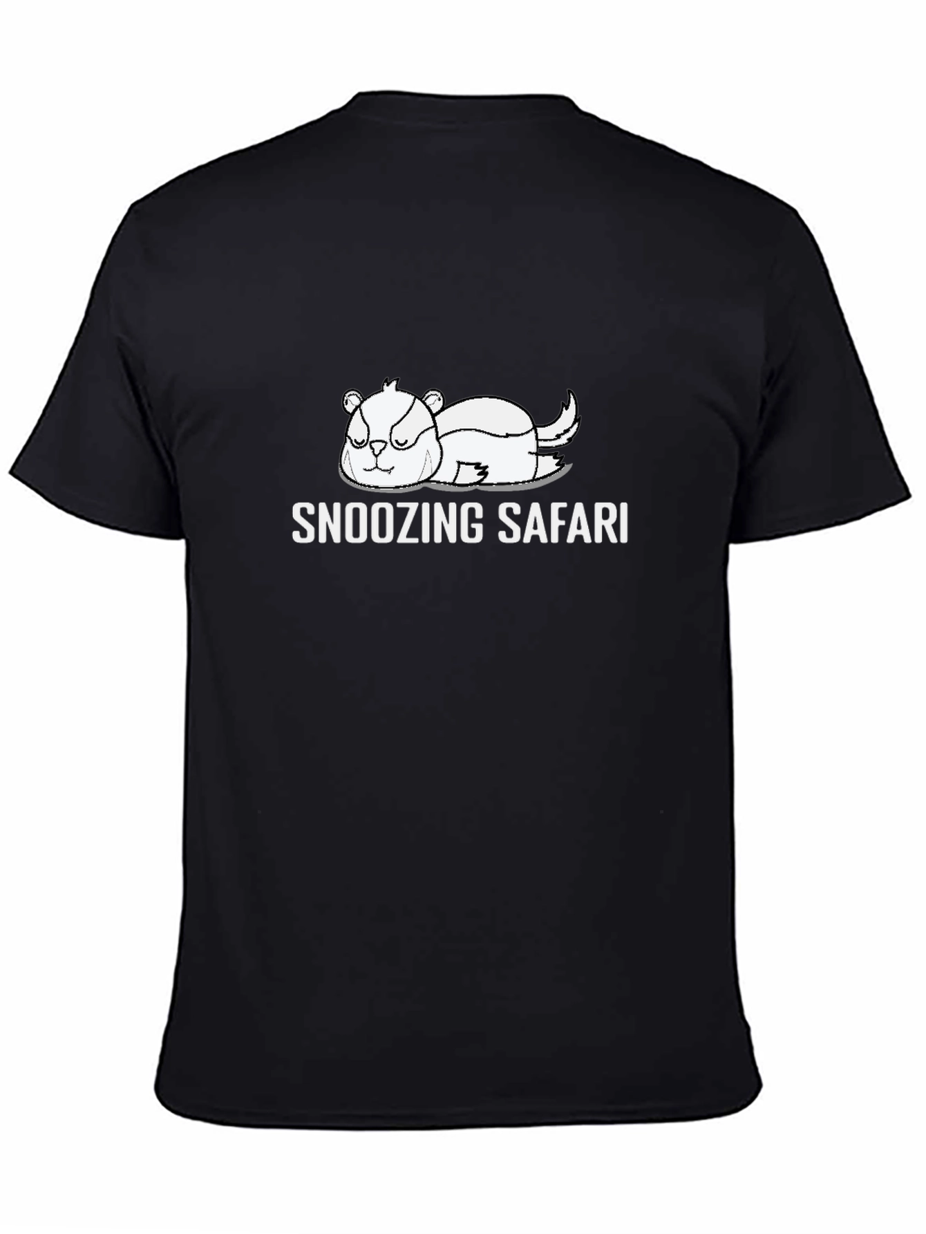 Snoozing Safari Graphic Tee - Relaxed Fit