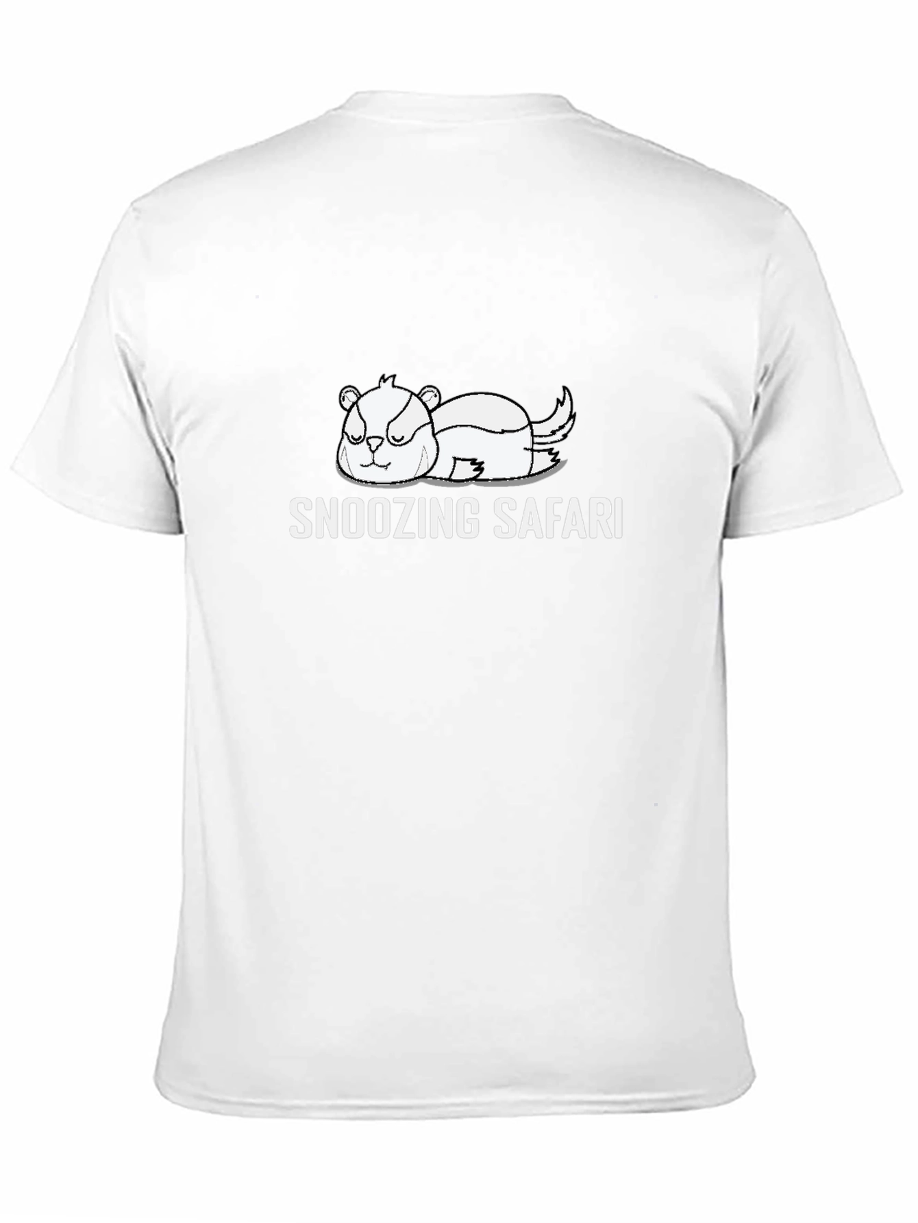 Snoozing Safari Graphic Tee - Relaxed Fit