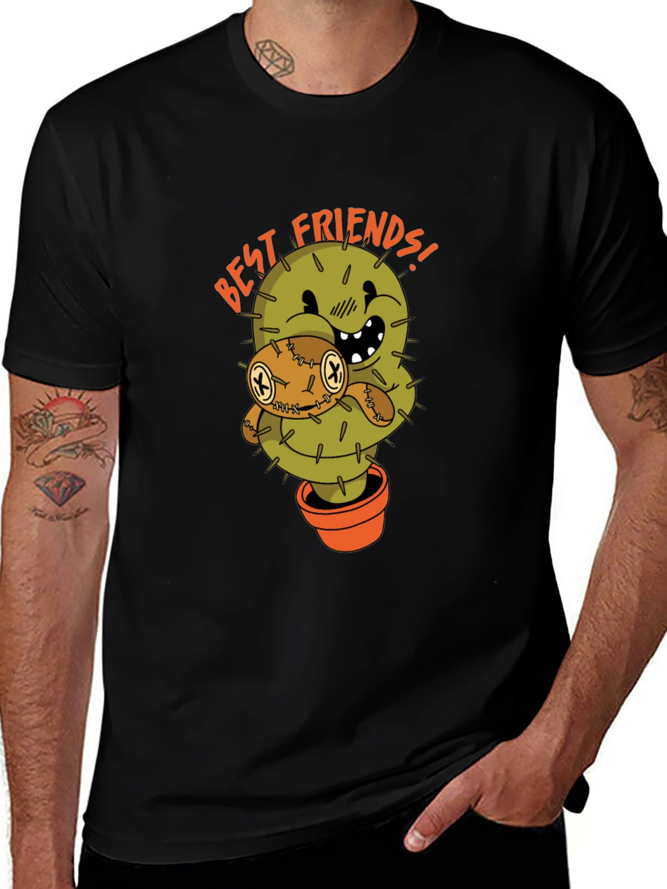 Best Friends Cactus Graphic T-Shirt