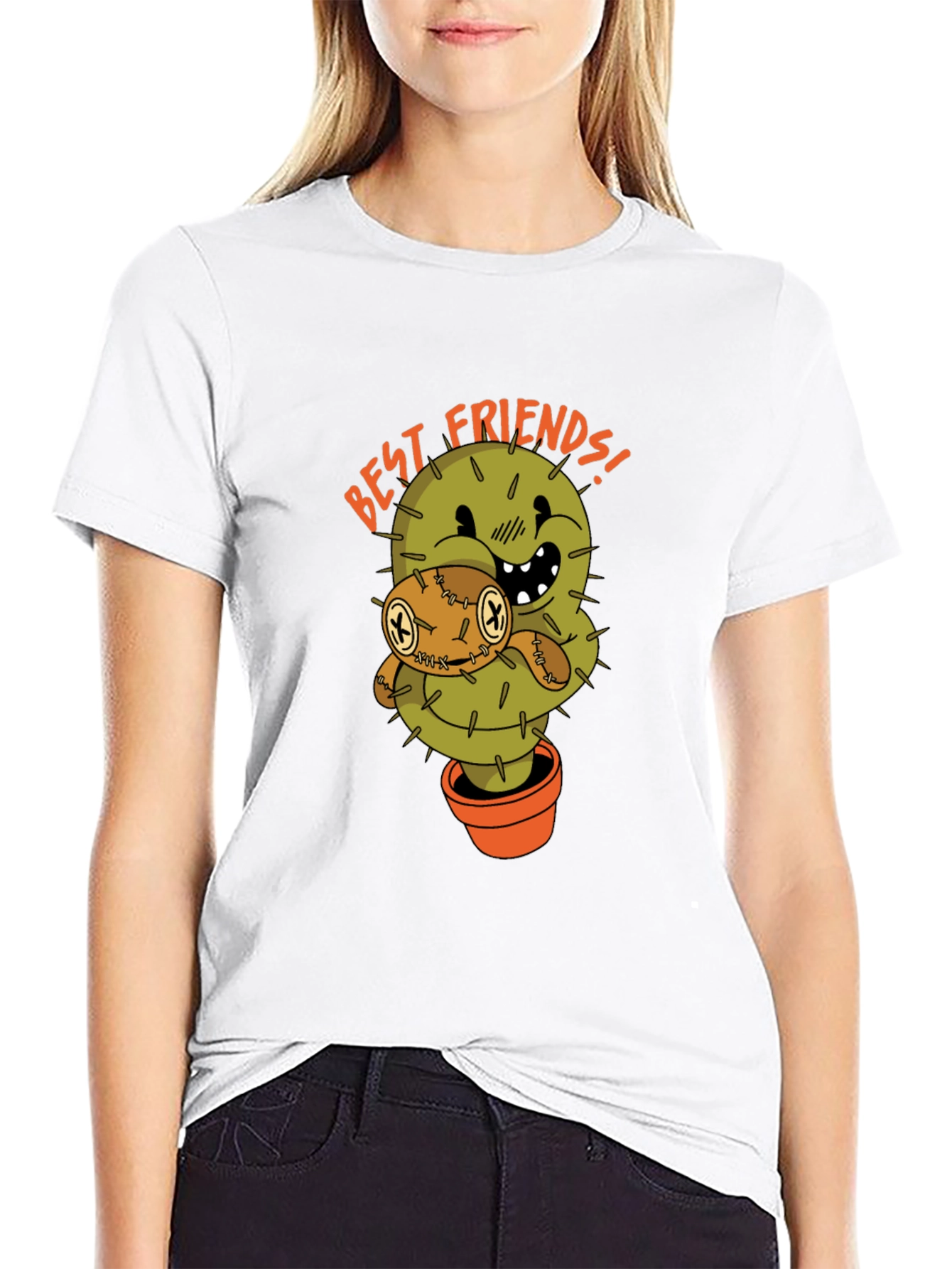 Best Friends Cactus Graphic T-Shirt