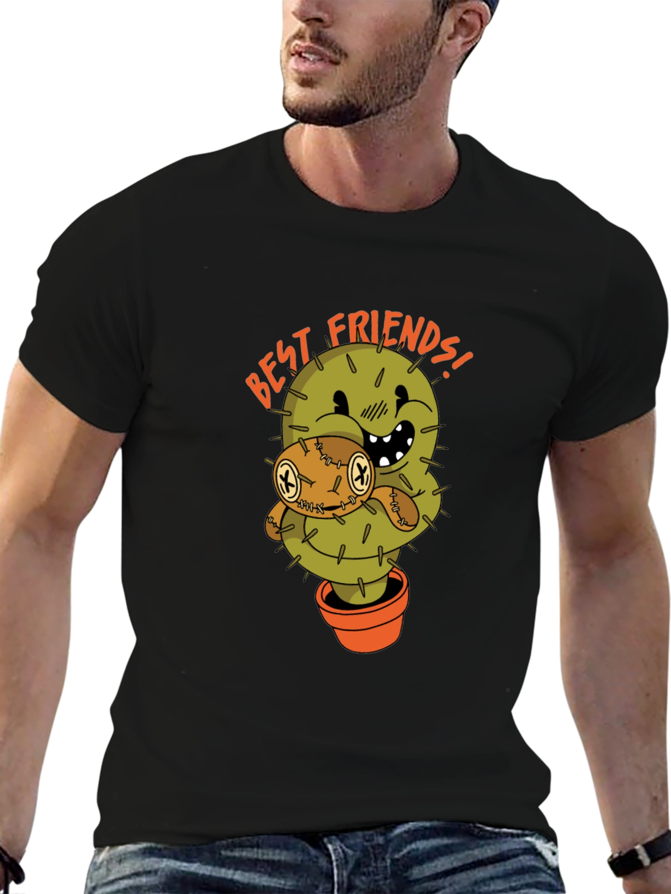 Best Friends Cactus Graphic T-Shirt