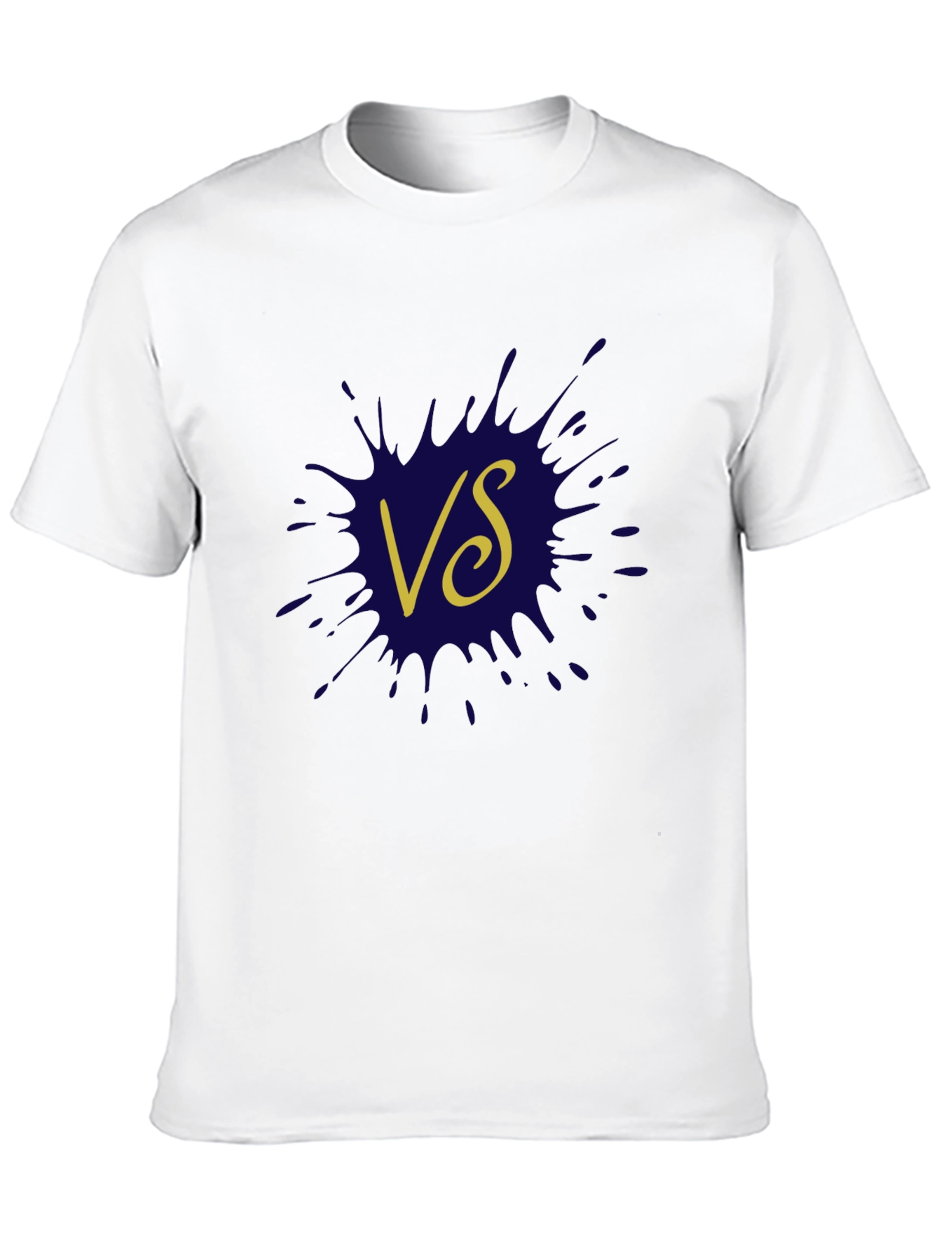 Versus Graphic Tee - Trendy Black Cotton T-Shirt
