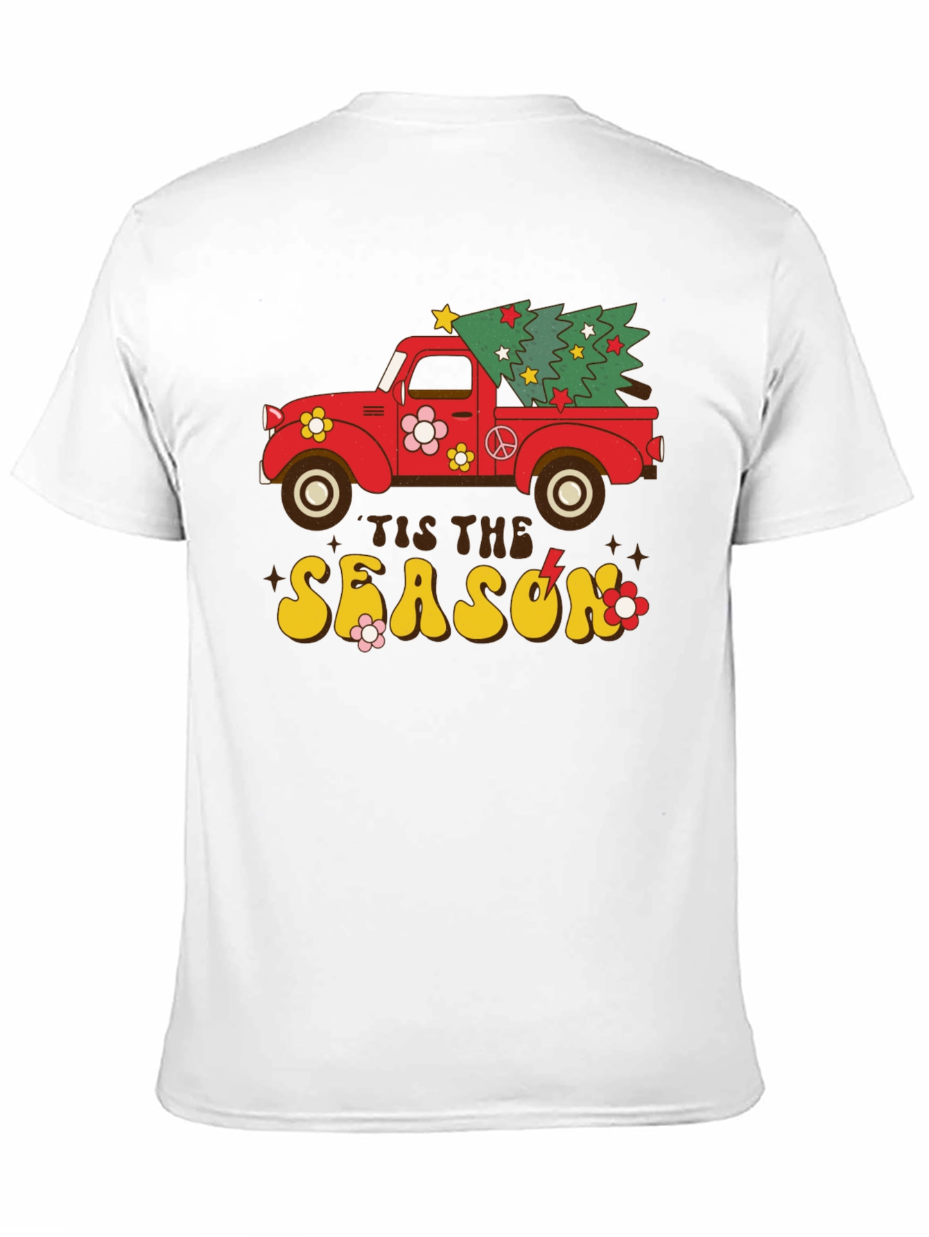Retro Christmas Truck Graphic Tee