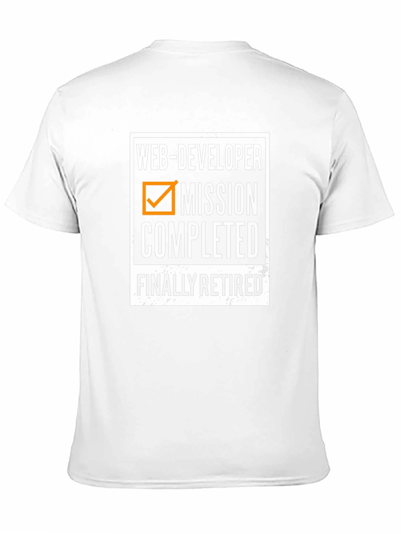 Web Developer Mission Completed Retirement T-Shirt