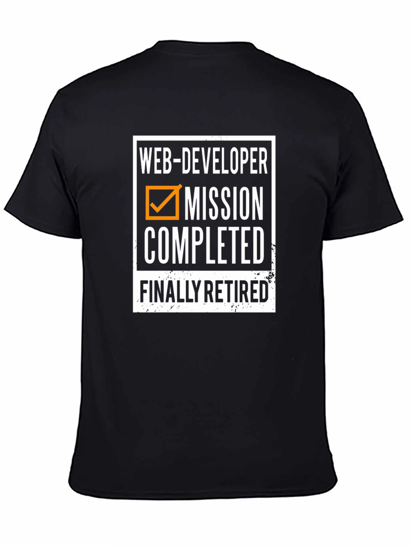 Web Developer Mission Completed Retirement T-Shirt