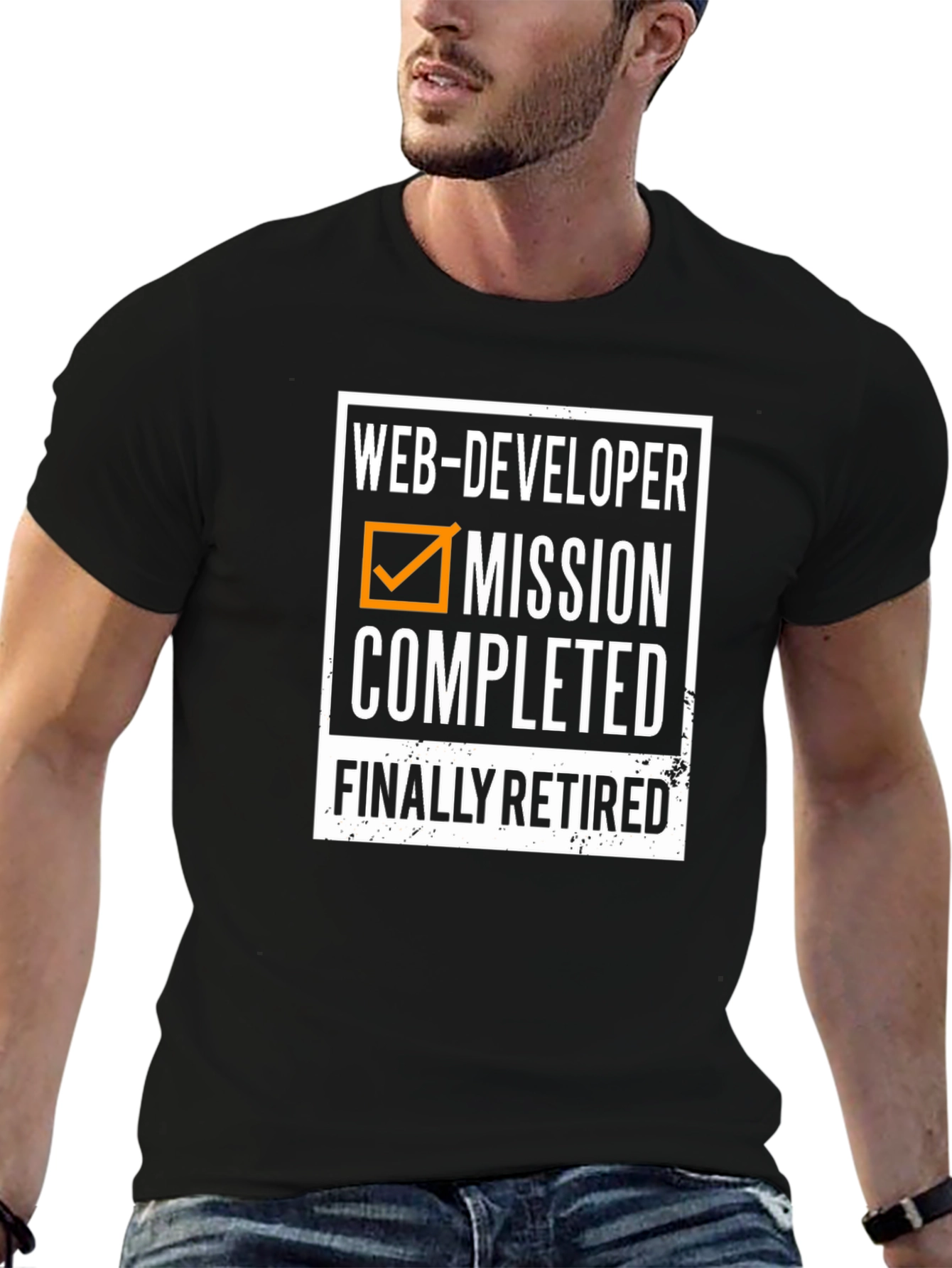 Web Developer Mission Completed Retirement T-Shirt