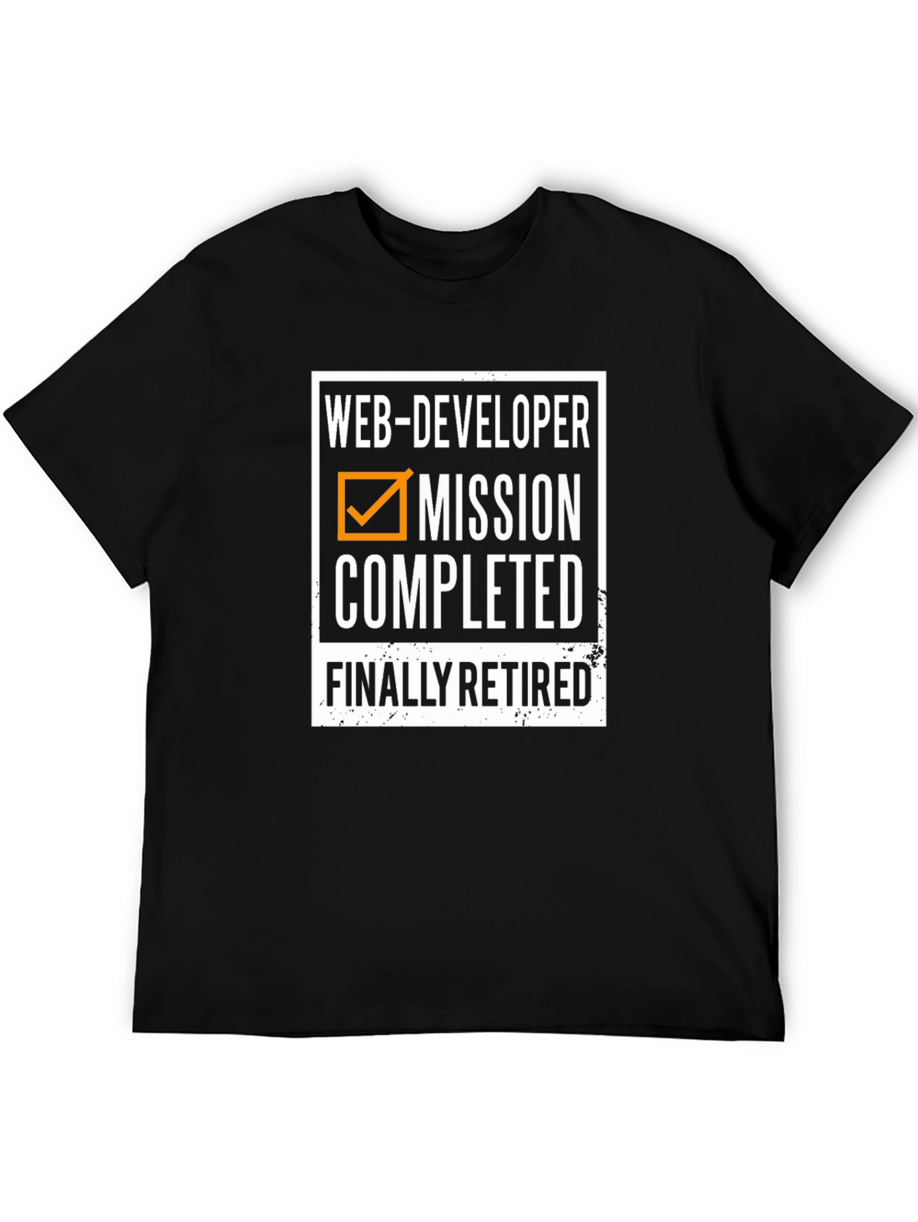 Web Developer Mission Completed Retirement T-Shirt