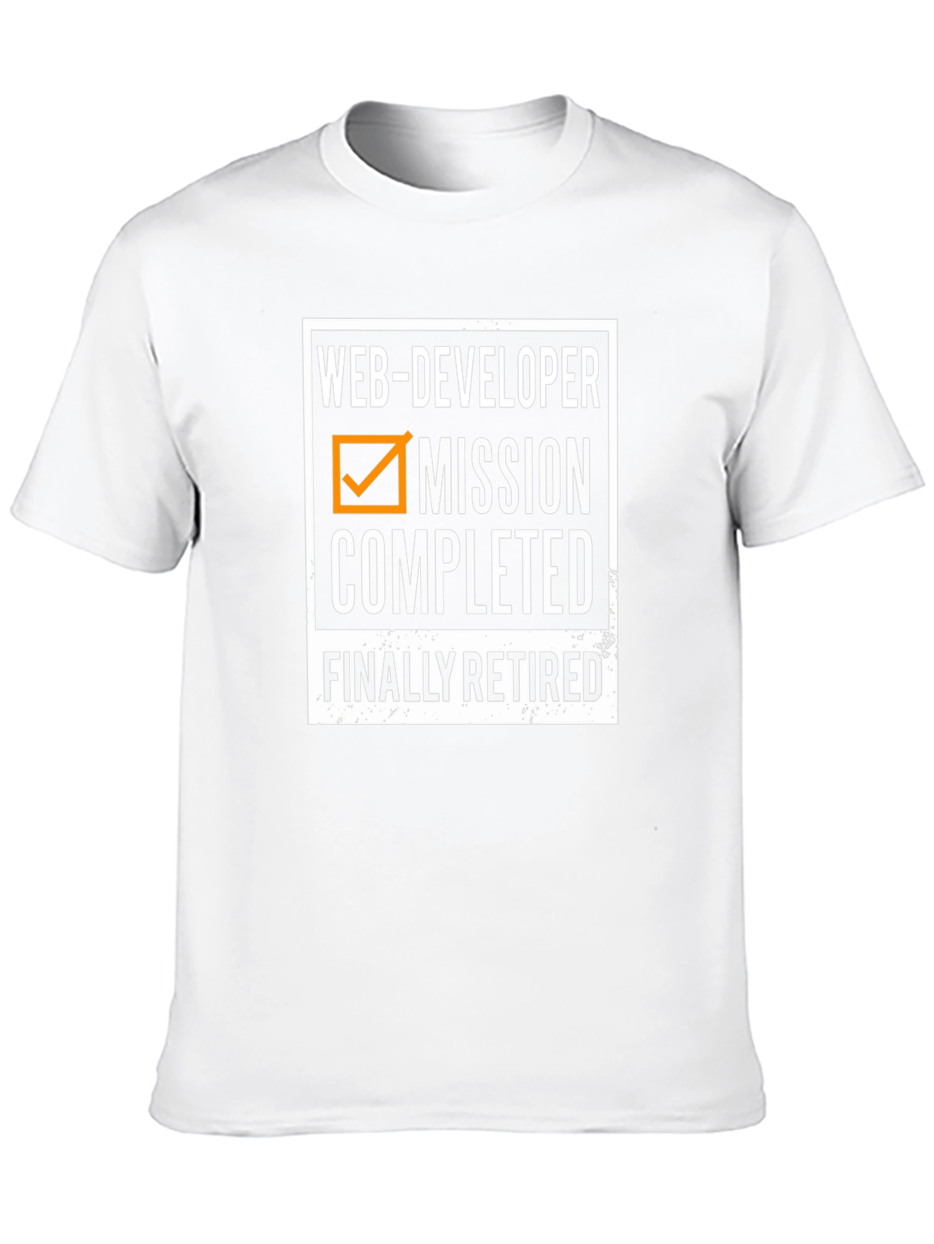 Web Developer Mission Completed Retirement T-Shirt