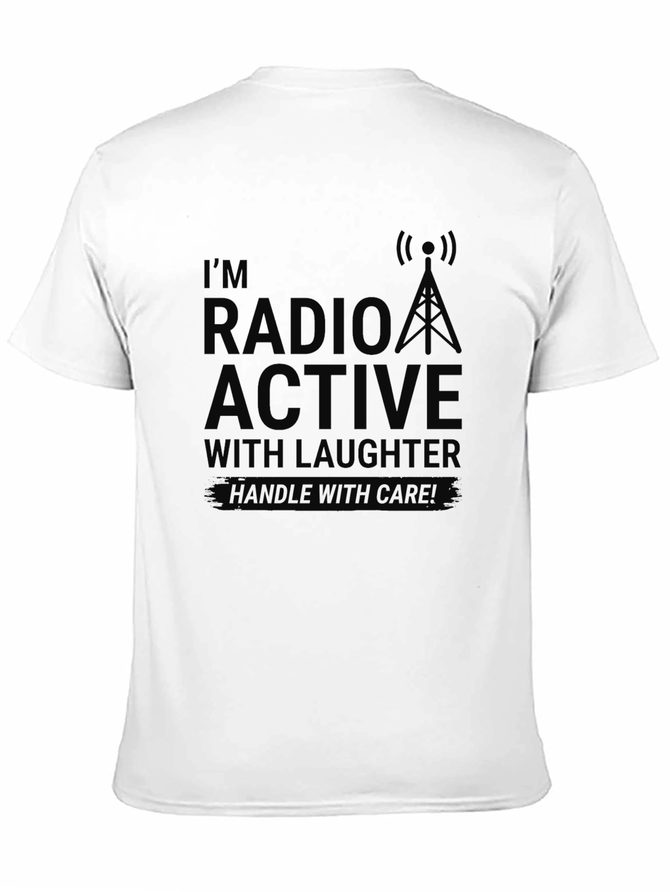 Radio Active Humor Graphic T-Shirt
