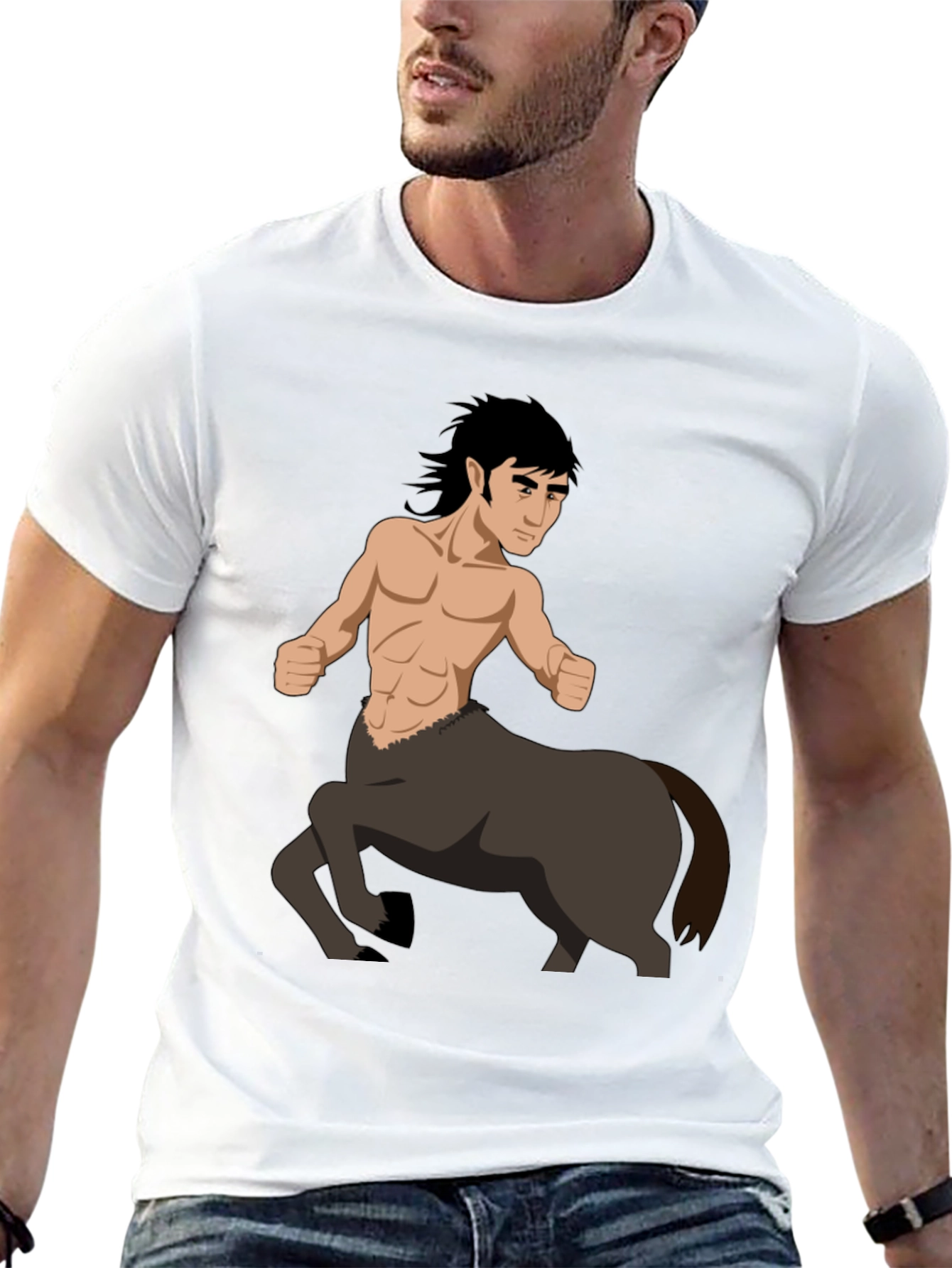 Centaur Graphic T-Shirt - Mythical Creature Design